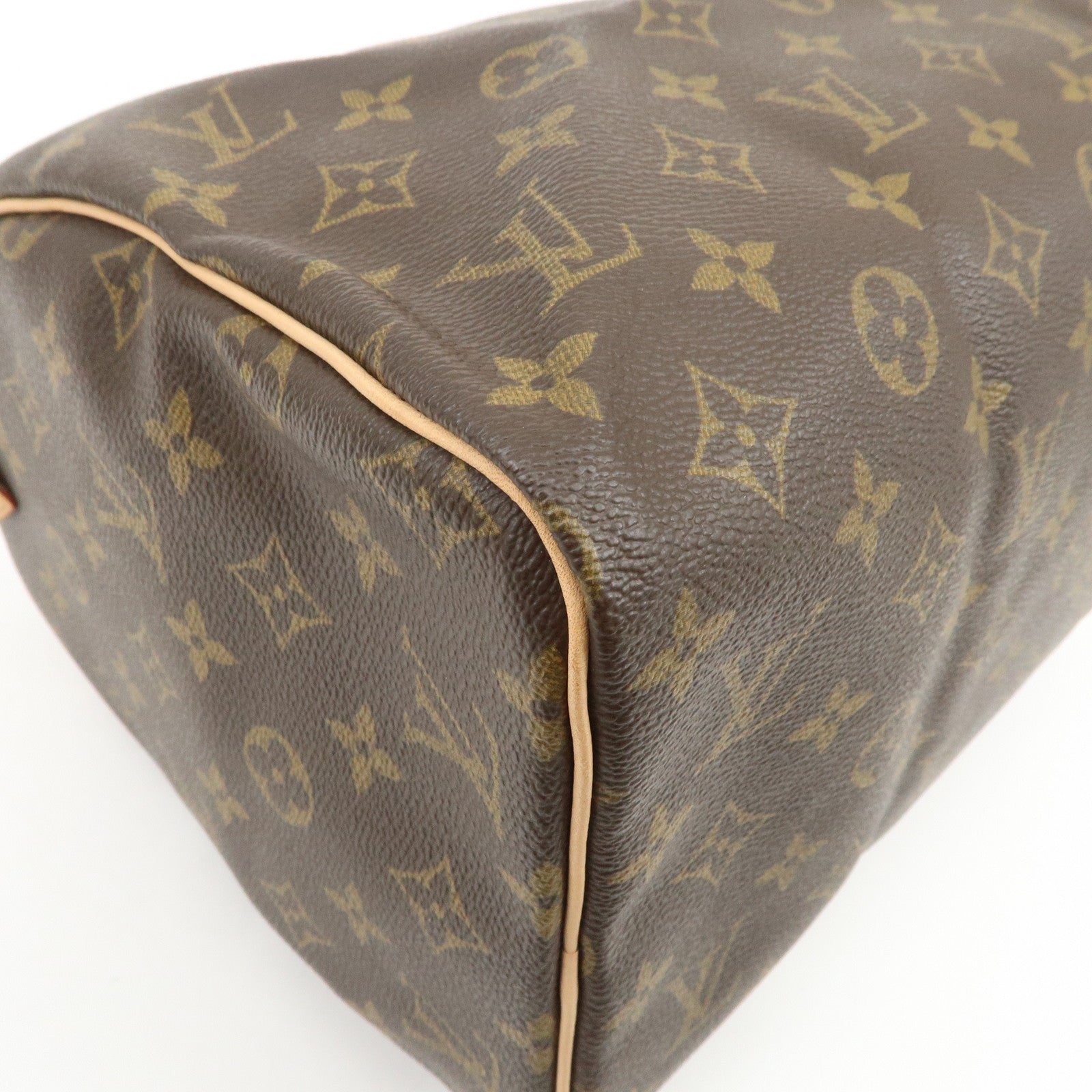 Louis Vuitton Monogram Speedy 30 Boston Bag Hand Bag Brown M41526