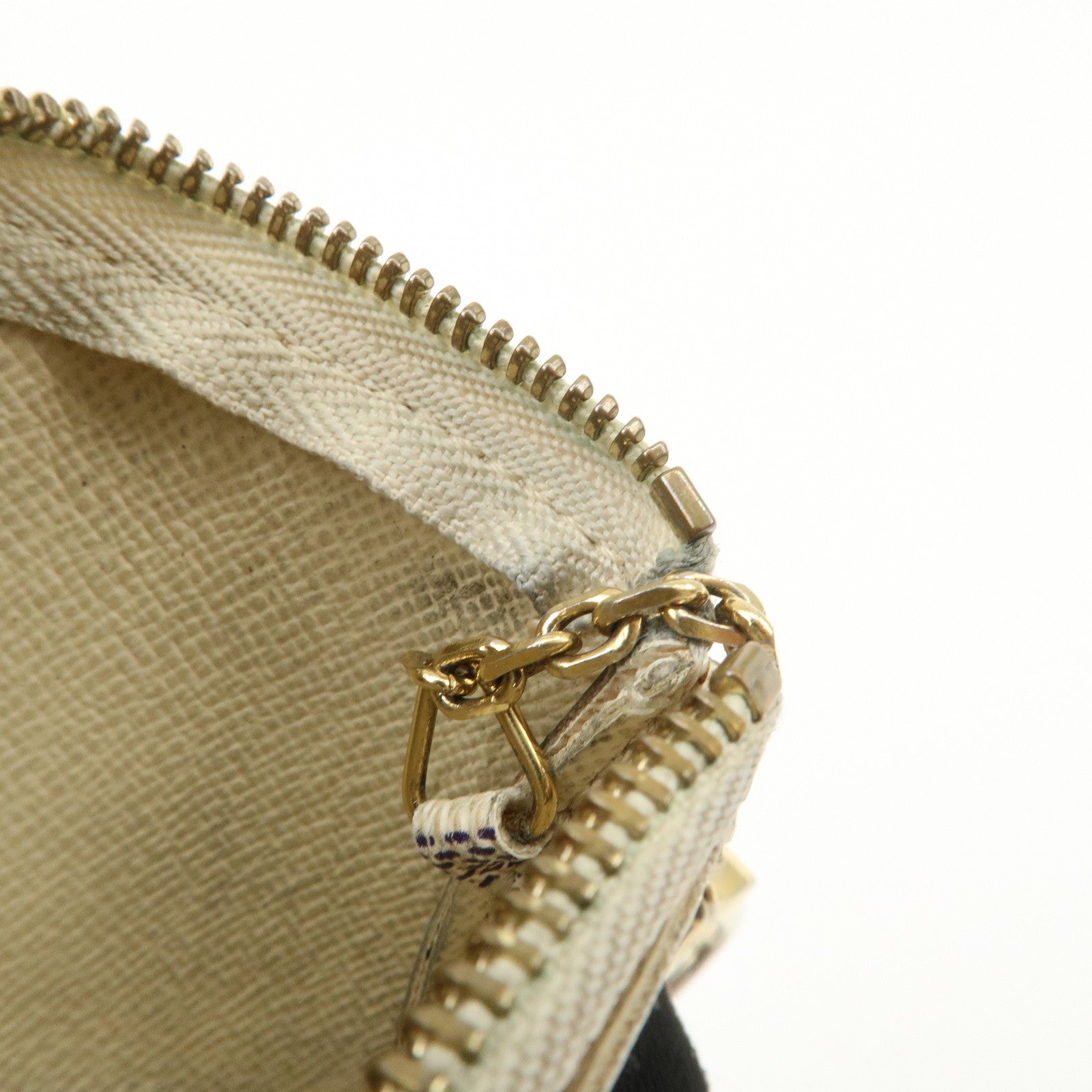 Louis Vuitton Damier Azur Pochette Cles Coin Case N62659