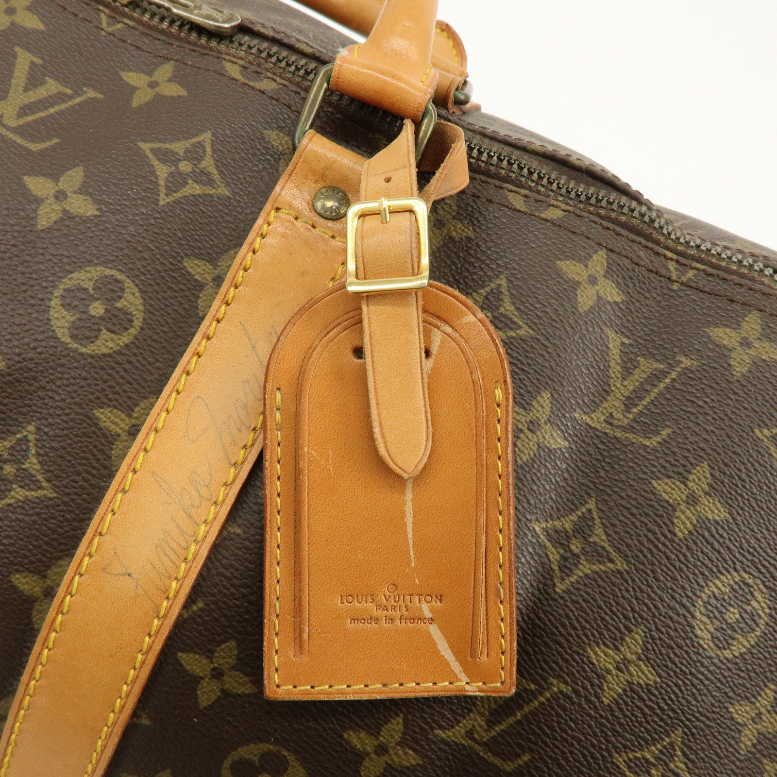 Louis Vuitton Monogram Keep All Bandouliere 60 Boston Bag M41412