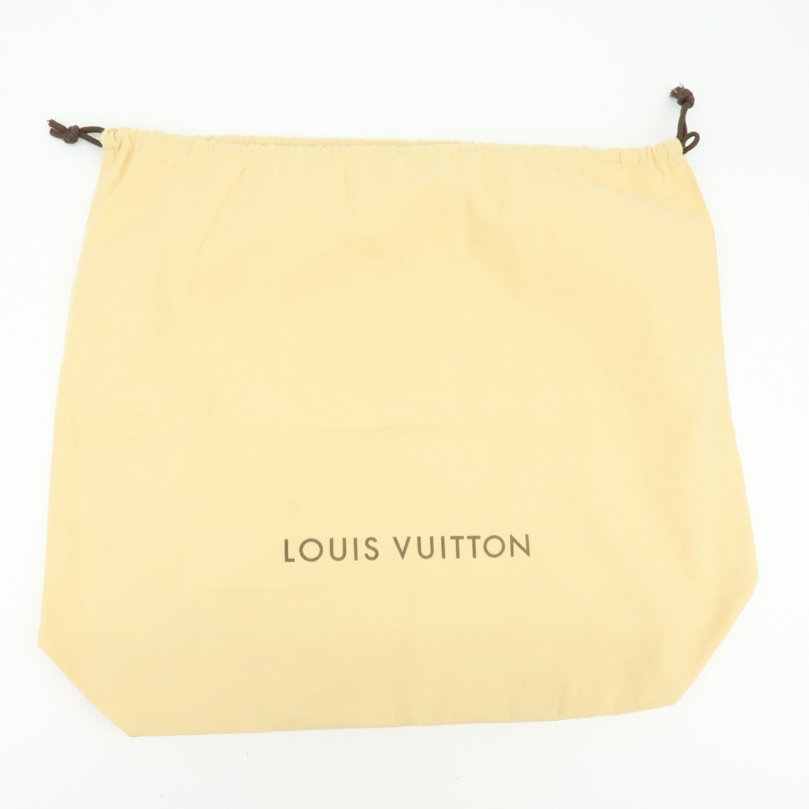 Louis Vuitton Set of 10 Dust Bag Storage Bag Drawstring Style Beige