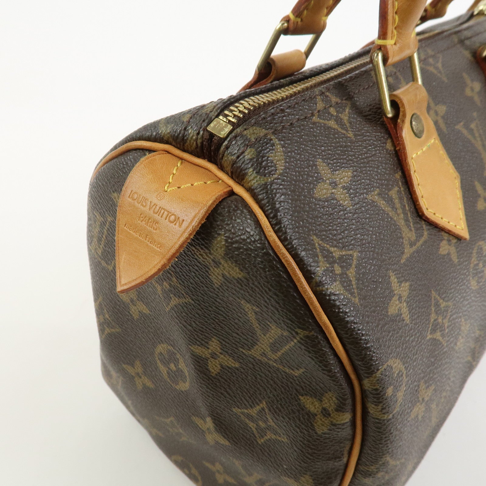 Louis Vuitton Monogram Speedy 25 Boston Bag Hand Bag Brown M41528