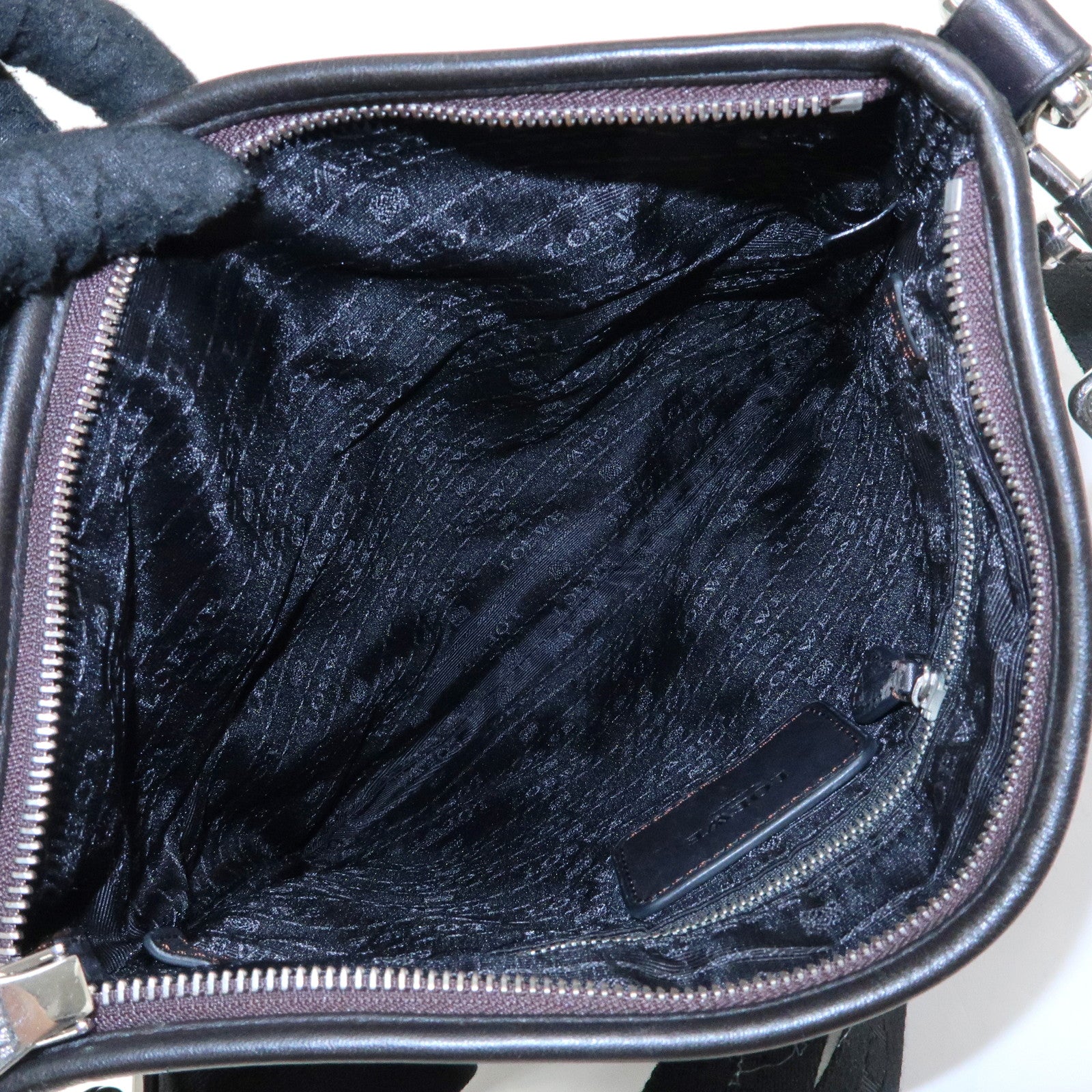 LOEWE Anagram Leather Shoulder Bag Crossbody Bag Dark Brown