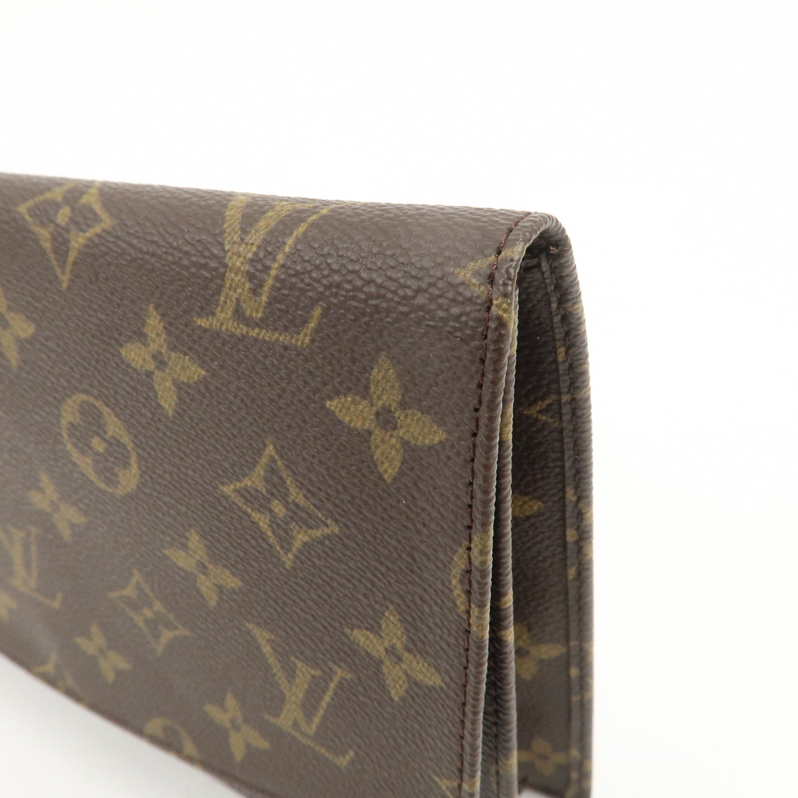 Louis Vuitton Monogram Pochette Lava 23 Clutch Bag Brown M51940