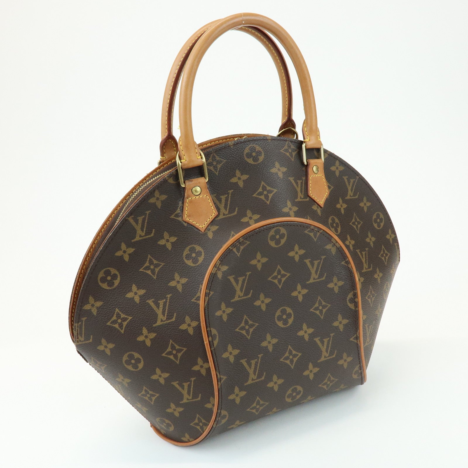 Louis Vuitton Monogram Ellipse MM Hand Bag Brown M51126