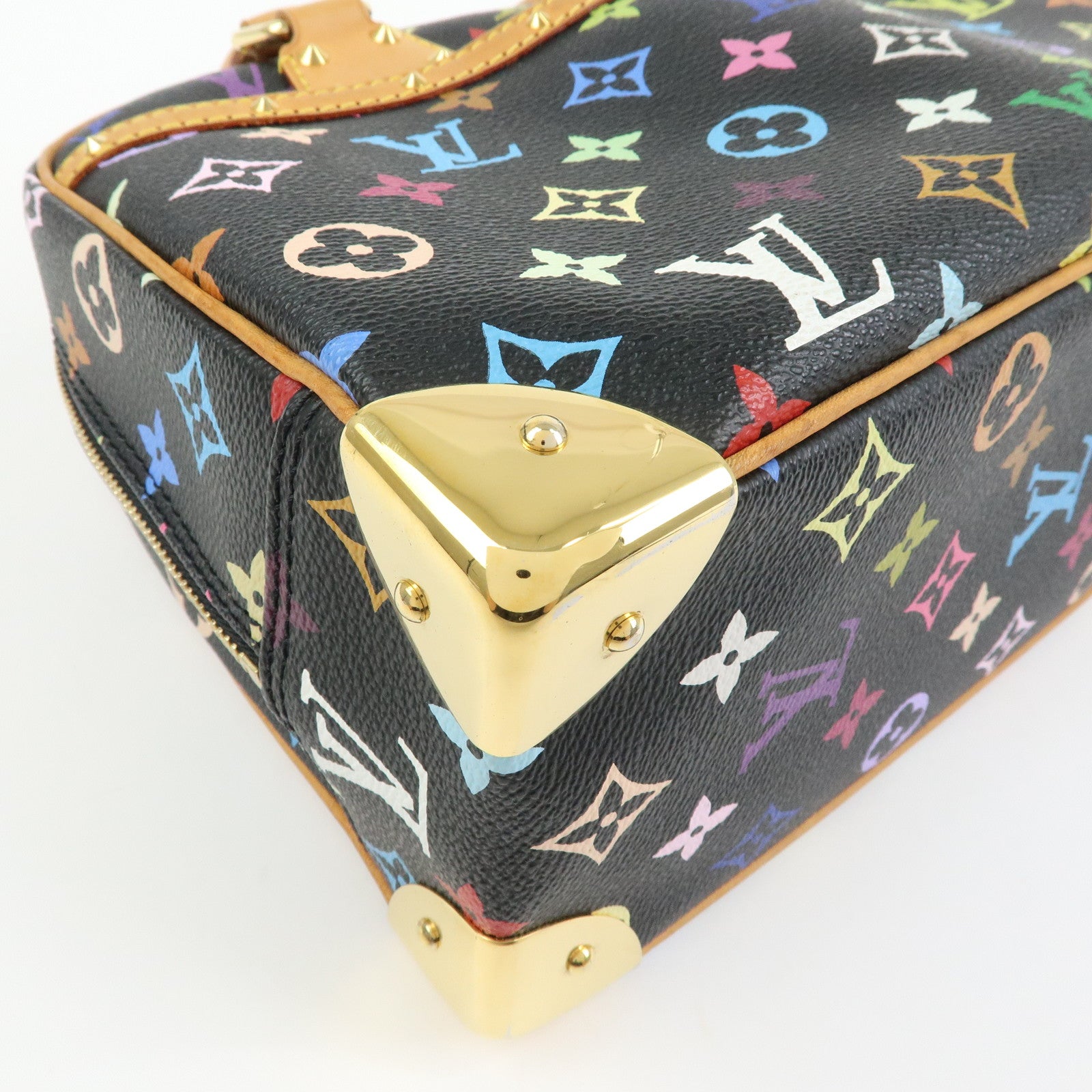 Louis Vuitton Monogram Trouville Multicolor Hand Bag Noir M92662