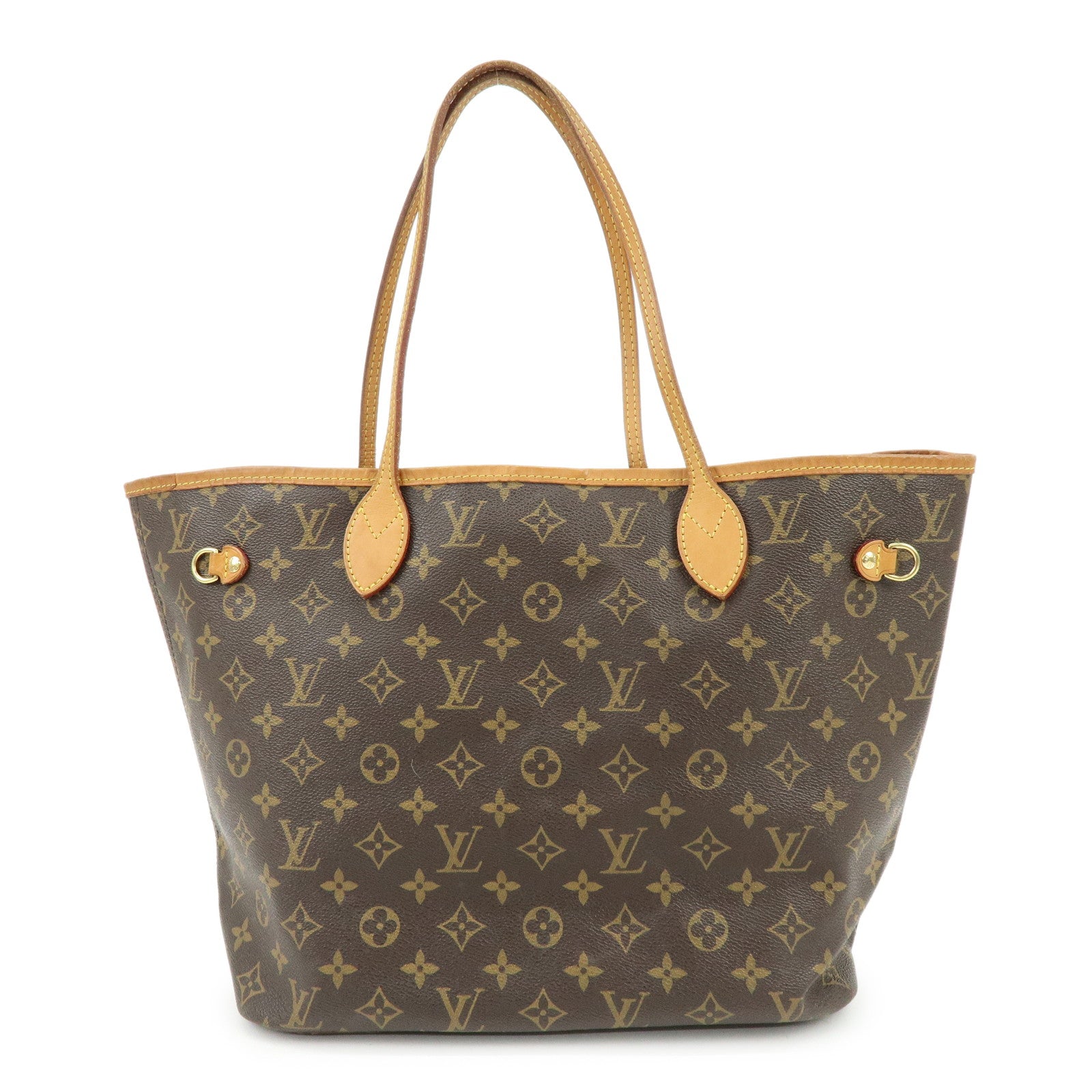 Louis Vuitton Monogram Neverfull MM Tote Bag Brown M41178