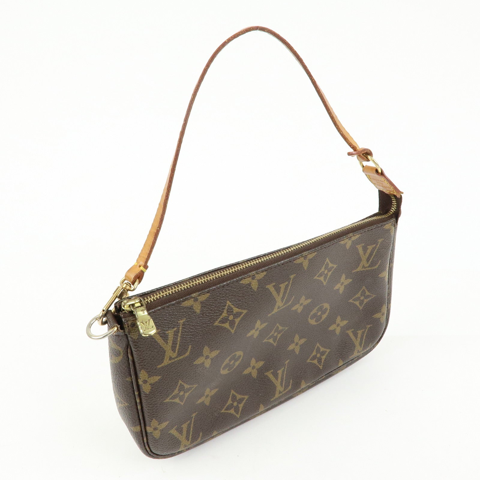Louis Vuitton Monogram Pochette Accessoires Pouch Hand Bag M51980