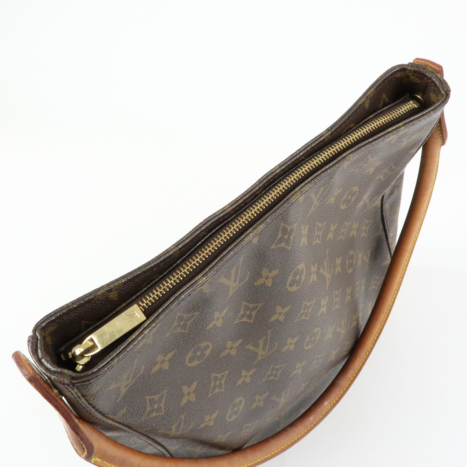 Louis Vuitton Monogram Looping GM Shoulder Bag Brown M51145