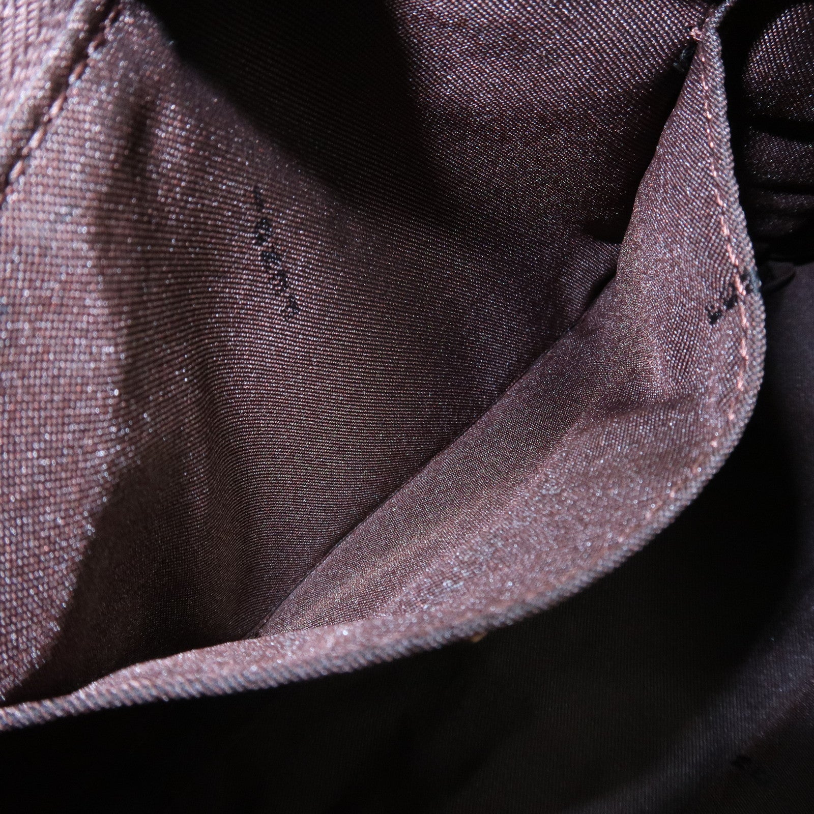 FENDI Zucchino Canvas Leather Shoulder Bag Hand Bag Brown 8BR156