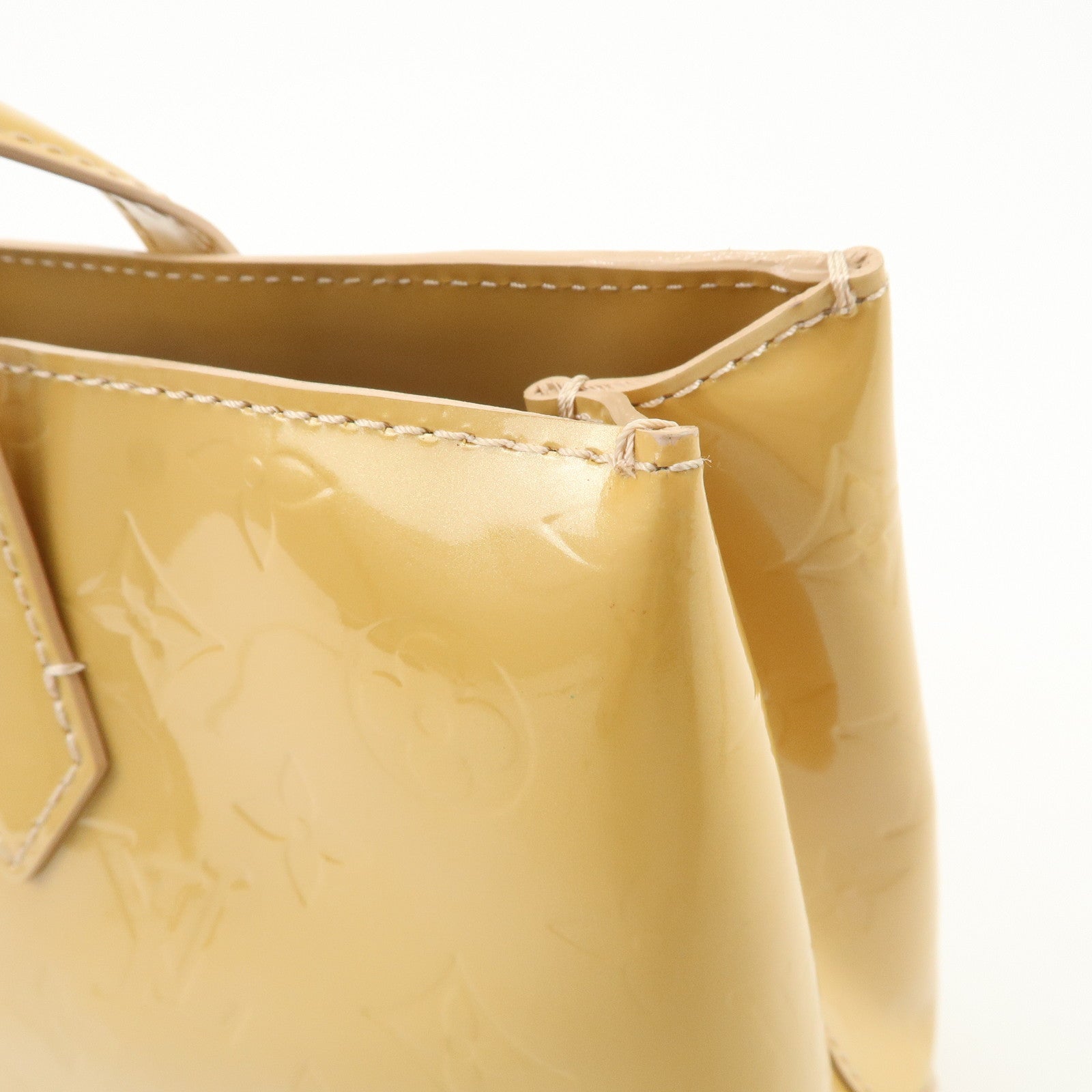 Louis Vuitton Monogram Vernis Wilshire PM Hand Bag M91642 Used