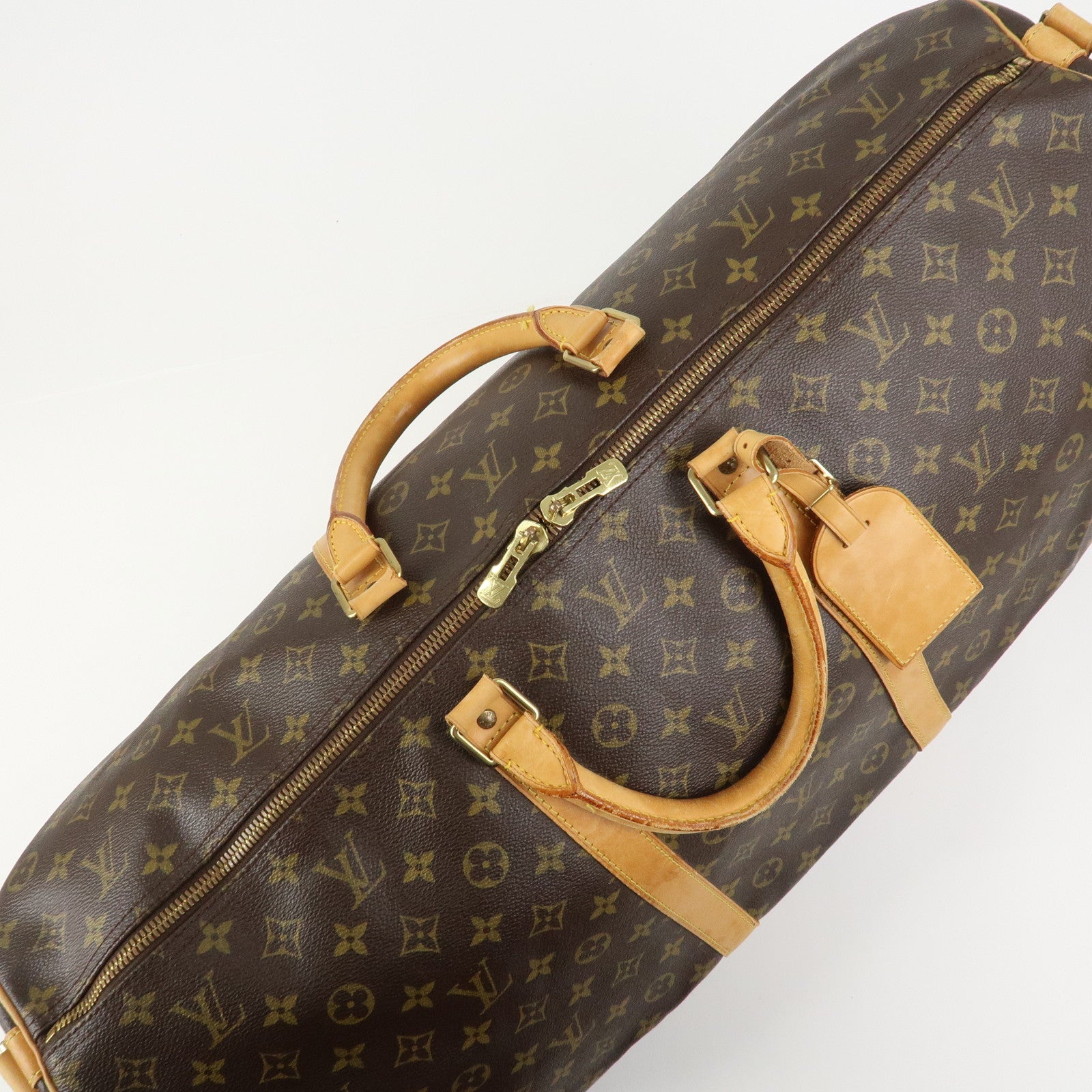 Louis Vuitton Monogram Keep All Bandouliere 60 Boston Bag M41412
