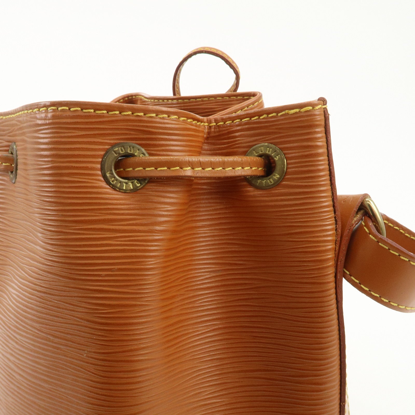 Louis Vuitton Epi Leather Petit Noe Shoulder Bag Zipang Gold M44108