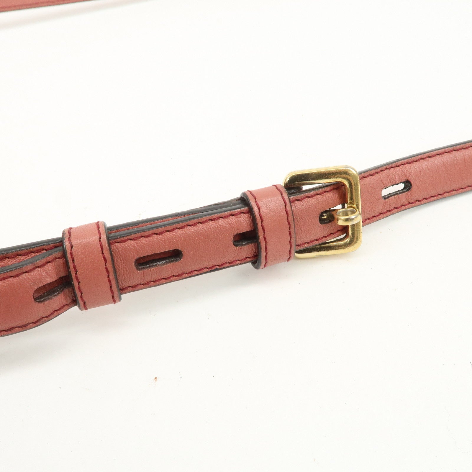 LOEWE Heritage Leather Shoulder Bag Crossbody Bag Pink