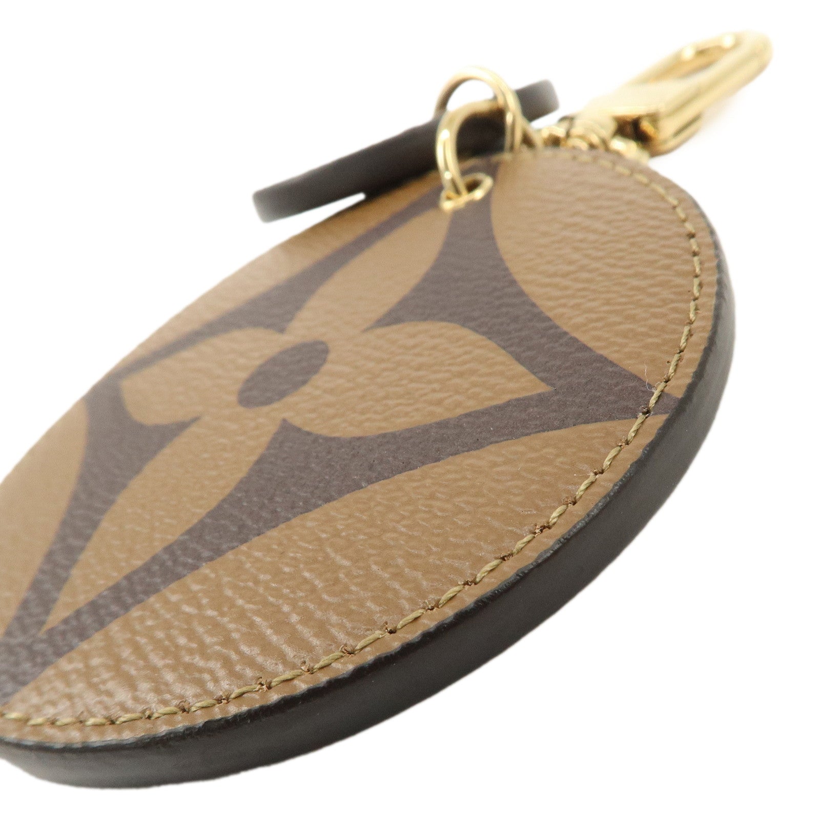 Louis Vuitton Monogram Porte Cles Illustre Charm Brown M69317 Used