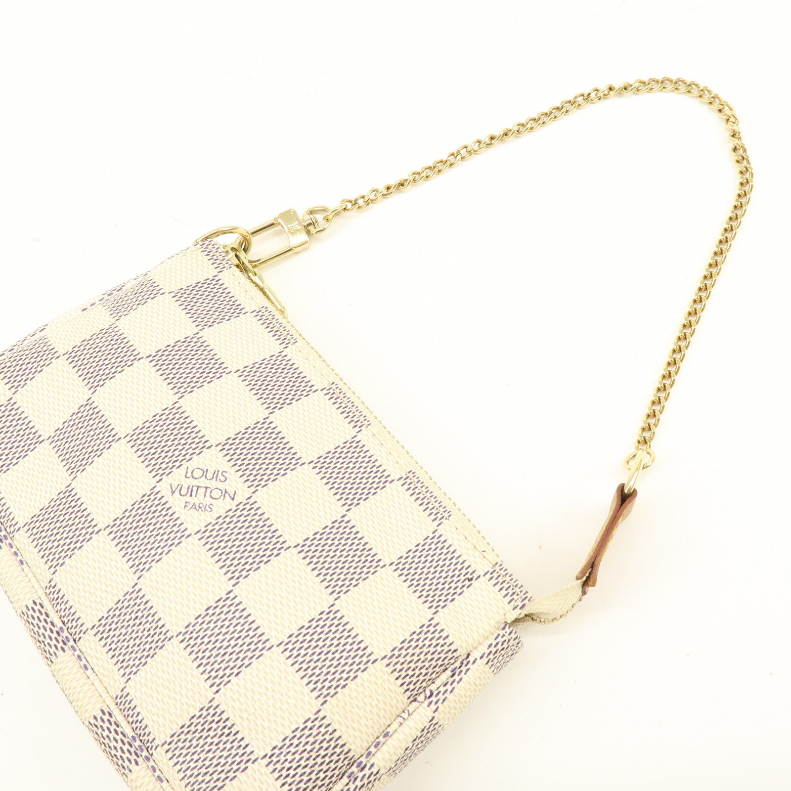 Louis Vuitton Damier Azur Mini Pochette Accesoire Pouch N58010