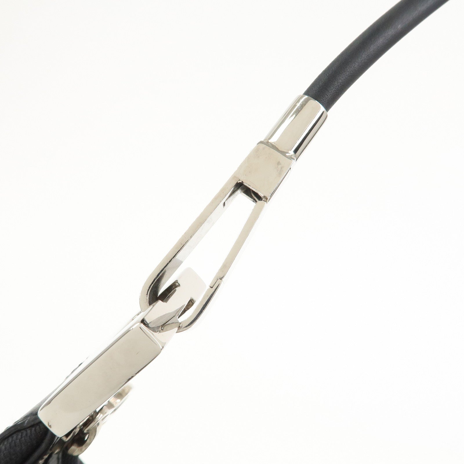 GUCCI Logo GG Canvas Leather Shoulder Bag Hand Bag Black 001.3814