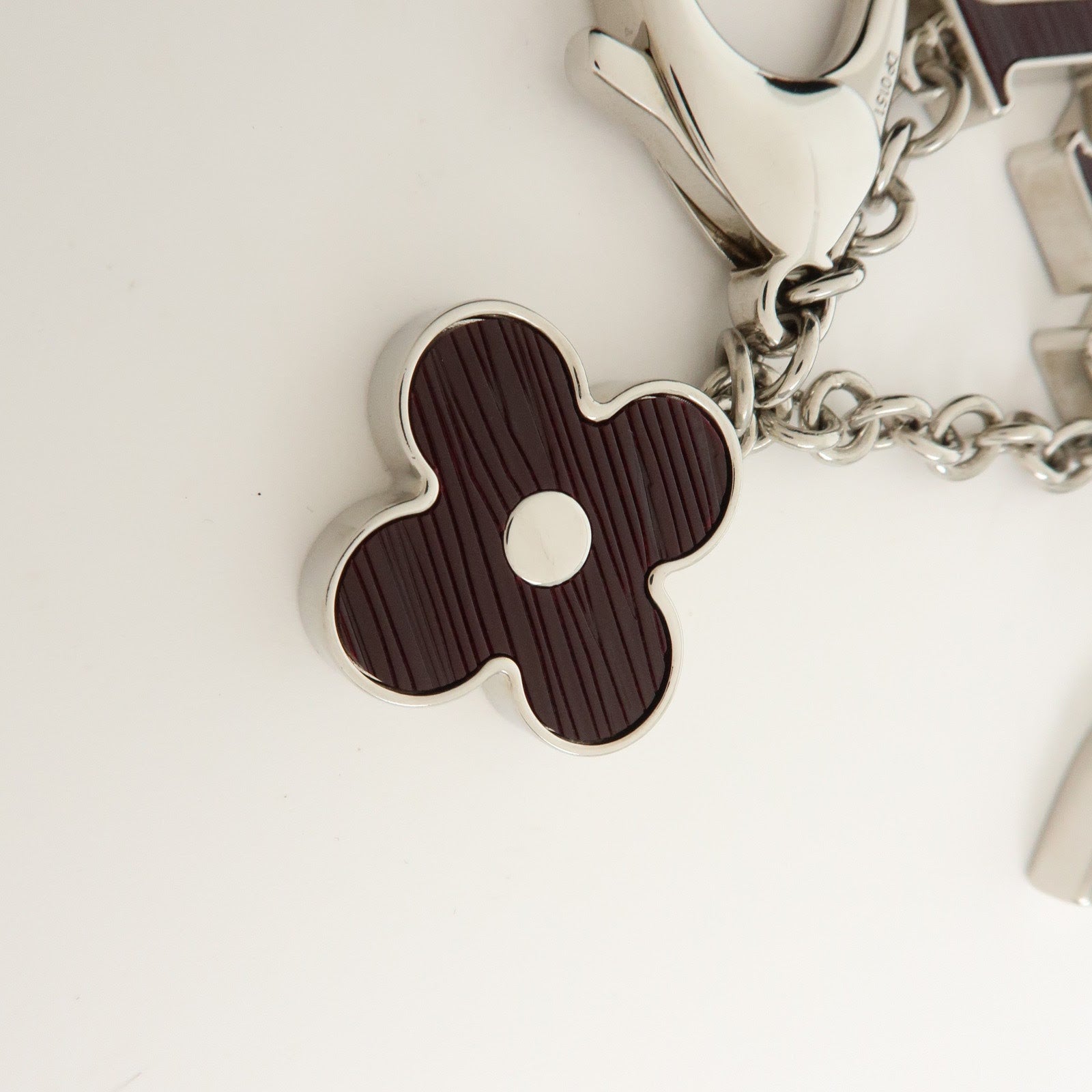 Louis Vuitton Bijou Sac Fleur Metal Bag Charm Key Holder M66368