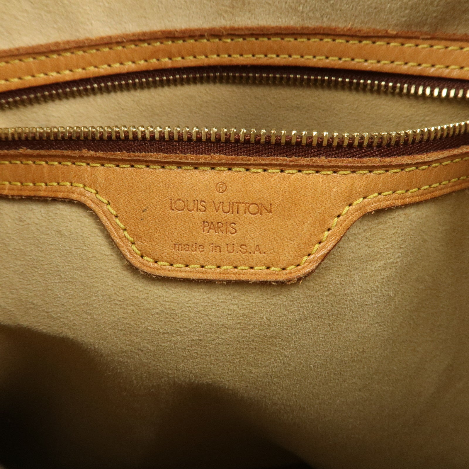 Louis Vuitton Monogram Looping GM Shoulder Bag Brown M51145
