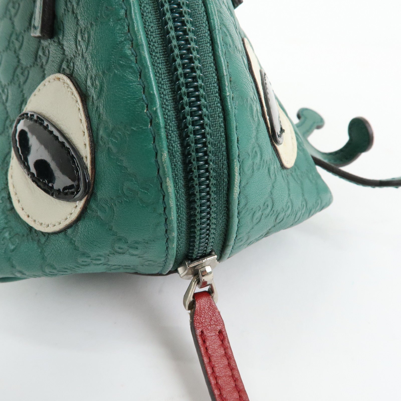 GUCCI Children’s Microguccissima Leather Hand Bag Frog Motif 340620