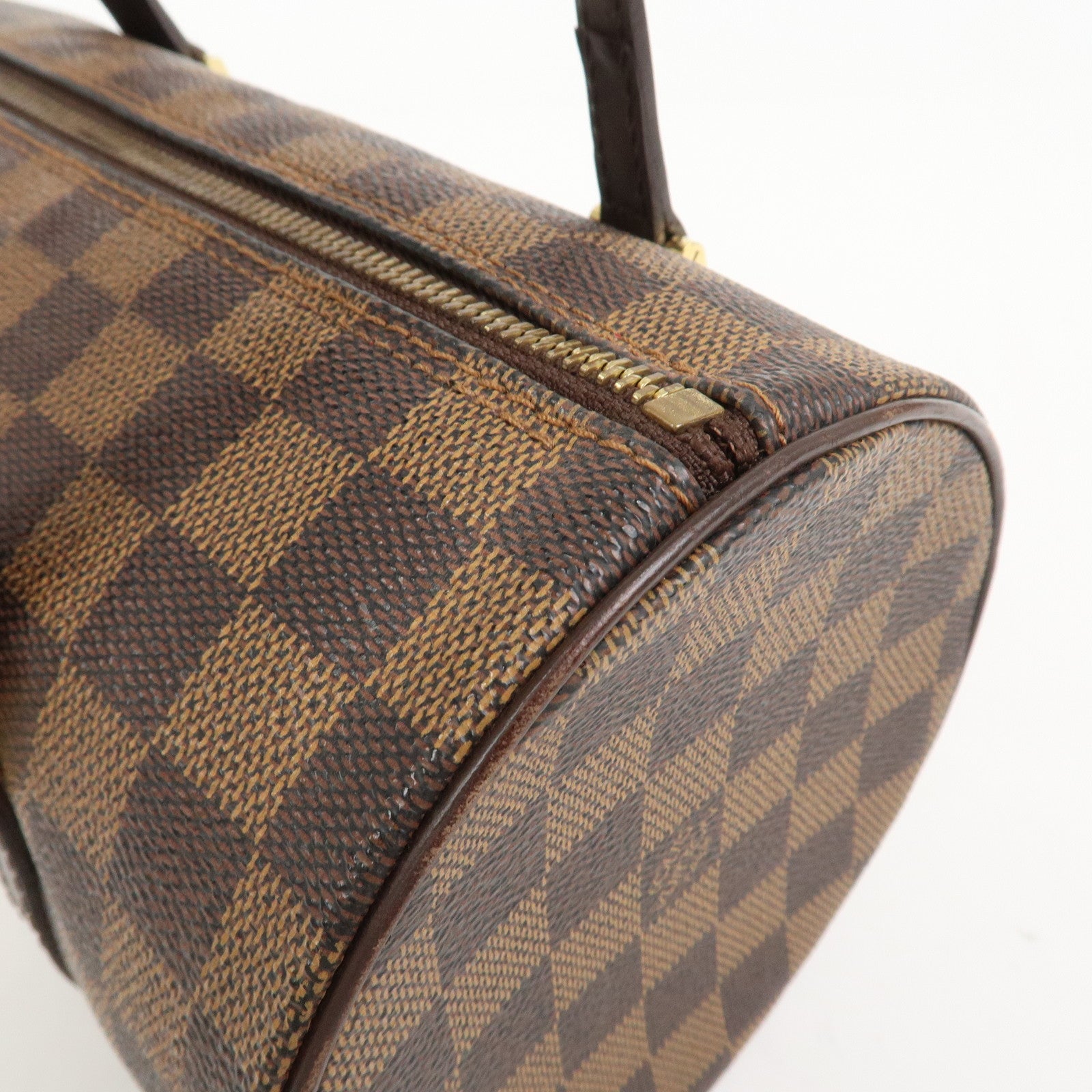 Louis Vuitton Damier Ebene Papillon 26 Hand Bag Brown N51304