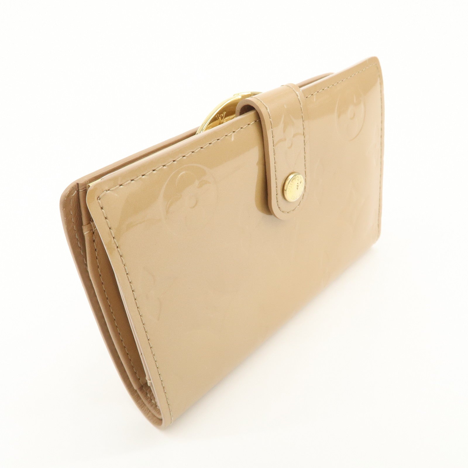 Louis Vuitton Monogram Vernis Porte Monnaie Noisette M91361