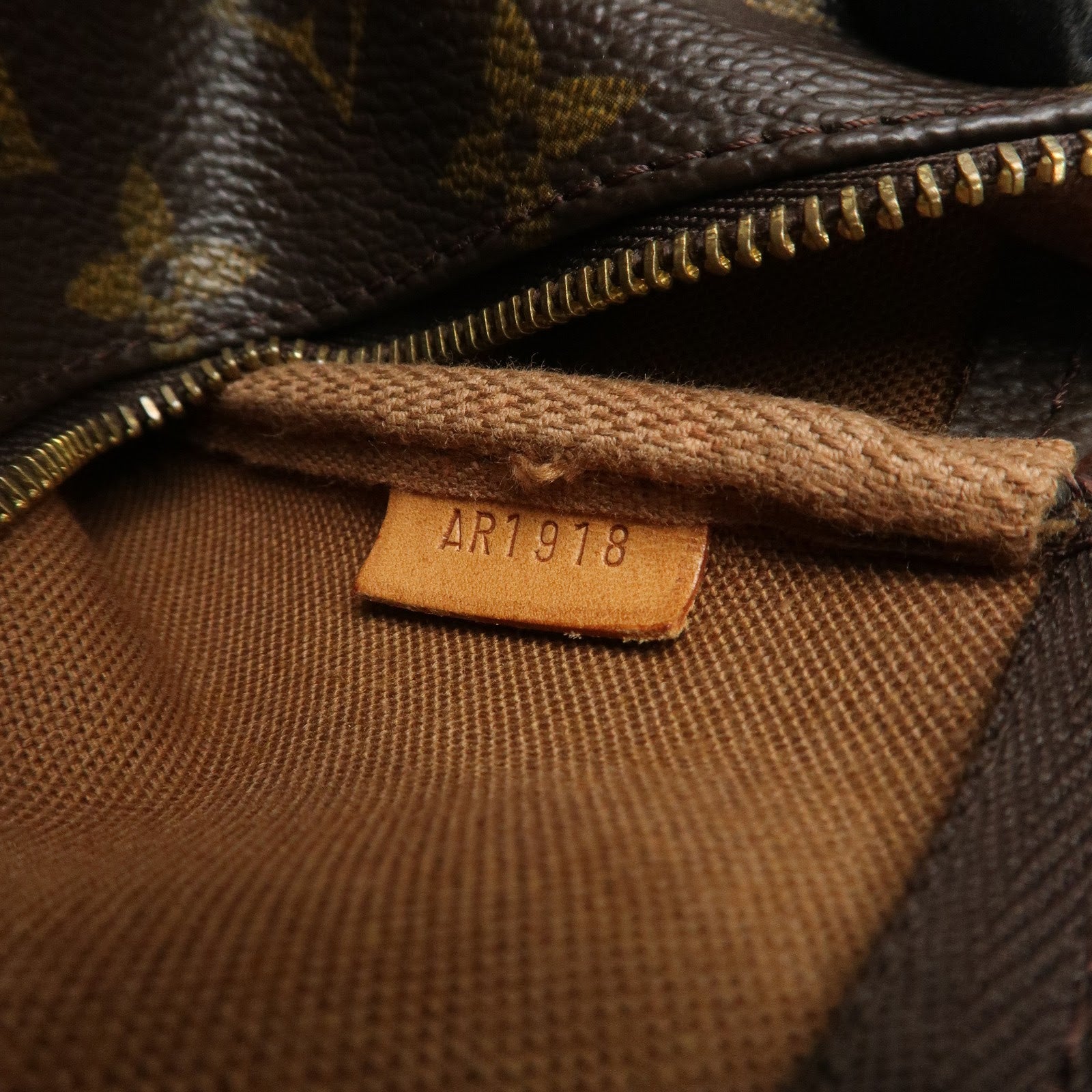 Louis Vuitton Monogram Pochette Accessoires Pouch Brown N41206 Used