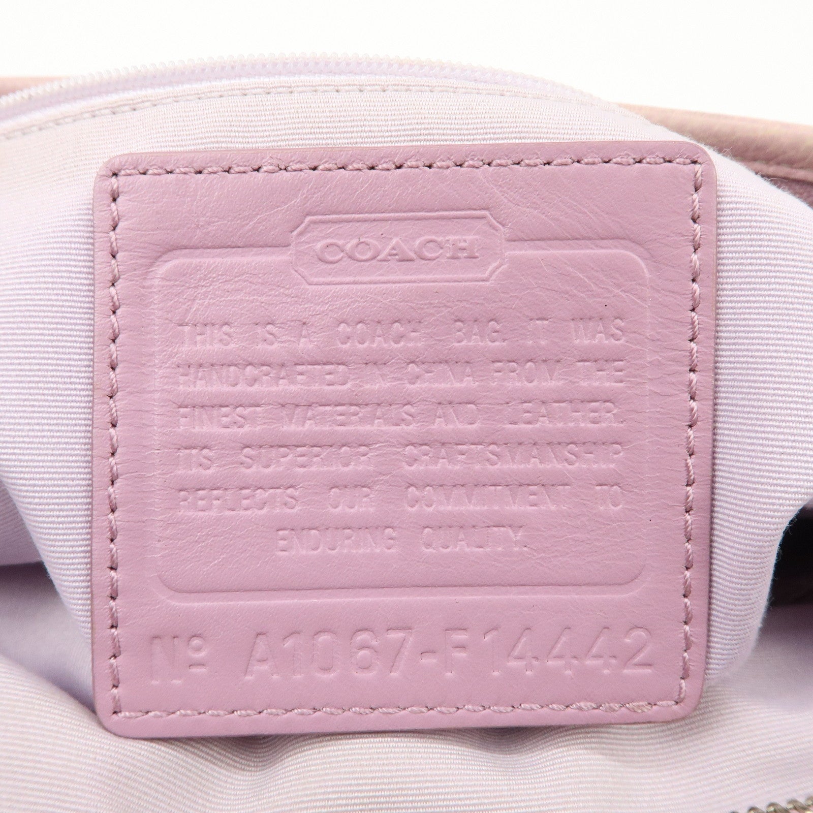 COACH Set of 2 Leather Canvas Shoulder Bag Black Lavender Beige Used