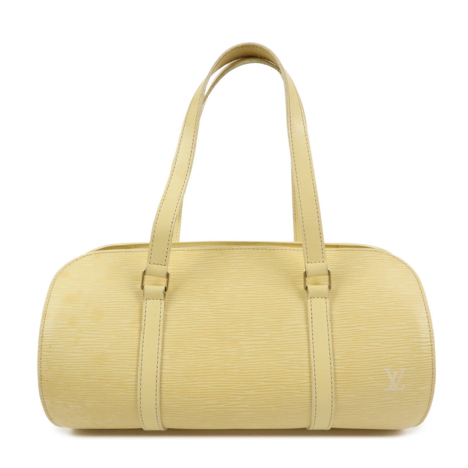 Louis Vuitton Epi Leather Soufflot Hand Bag Vanilla M5222A