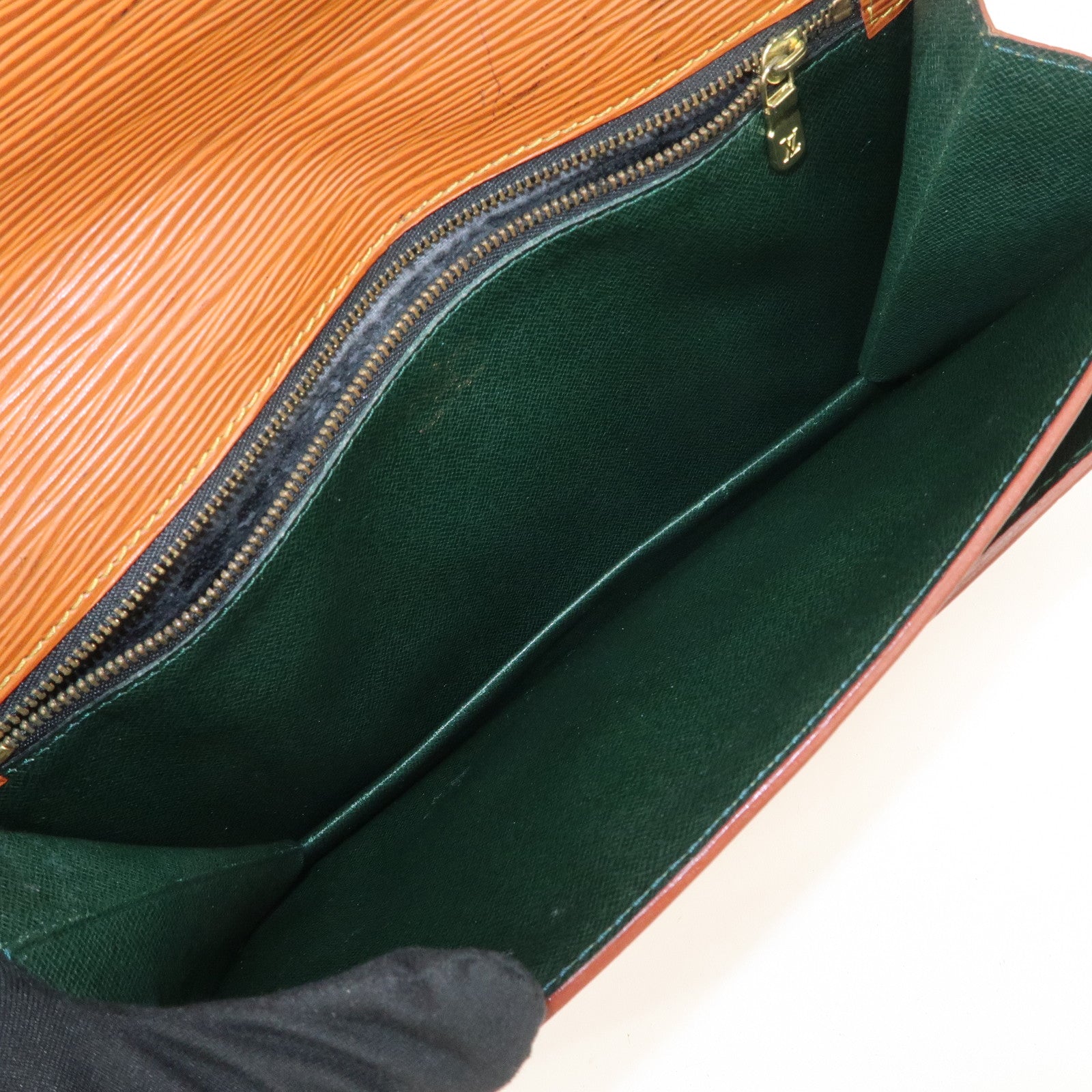 Louis Vuitton Epi Sellier Dragonne Clutch Bag Kenya Brown M52618