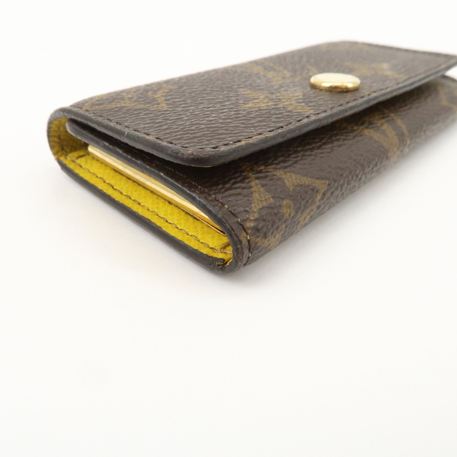 Louis Vuitton Monogram Multicles 4 Key Rings Key Case Jaune M81938