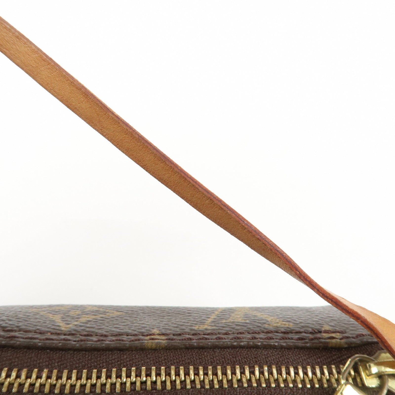 Louis Vuitton Monogram Mini Pouch for Papillon Bag New Style Brown