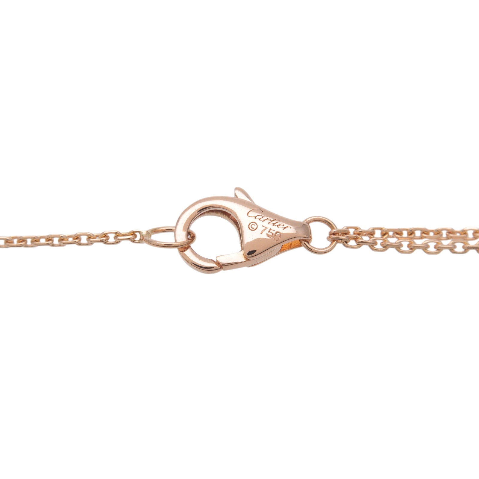 Cartier Sweet Trinity K18 750YG/WG/PG Necklace