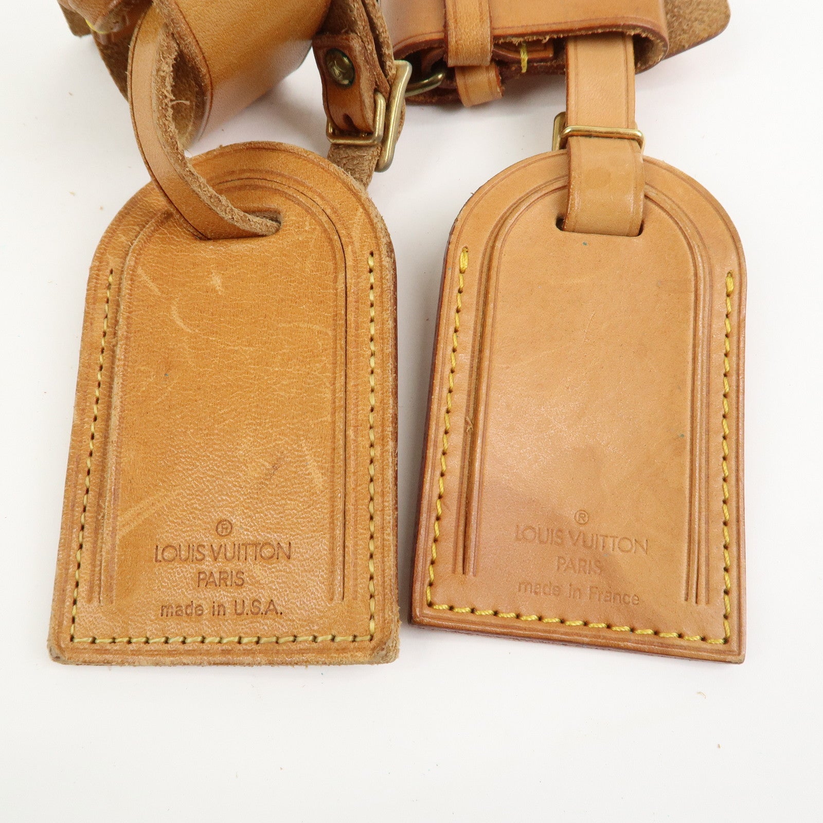 Louis Vuitton Set Of 20 Leather Name Tag & Poignet