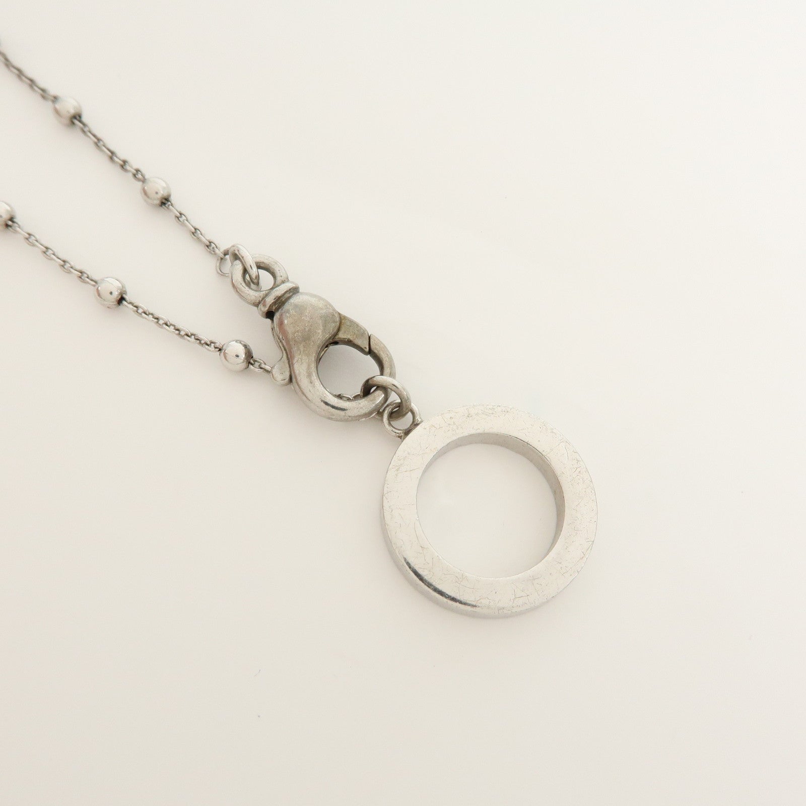 Dolce & Gabbana Sterling Pendant Necklace SV925 Silver