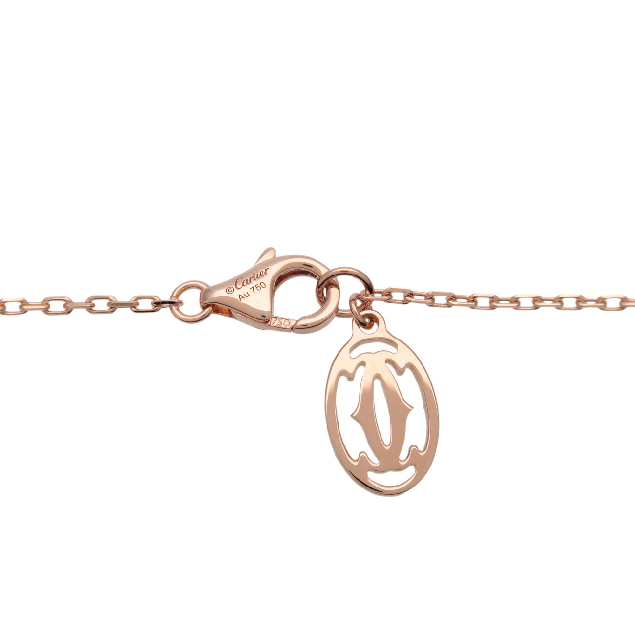 Cartier D'amour 1P Diamond Necklace SM K18 750PG Rose Gold B7215700