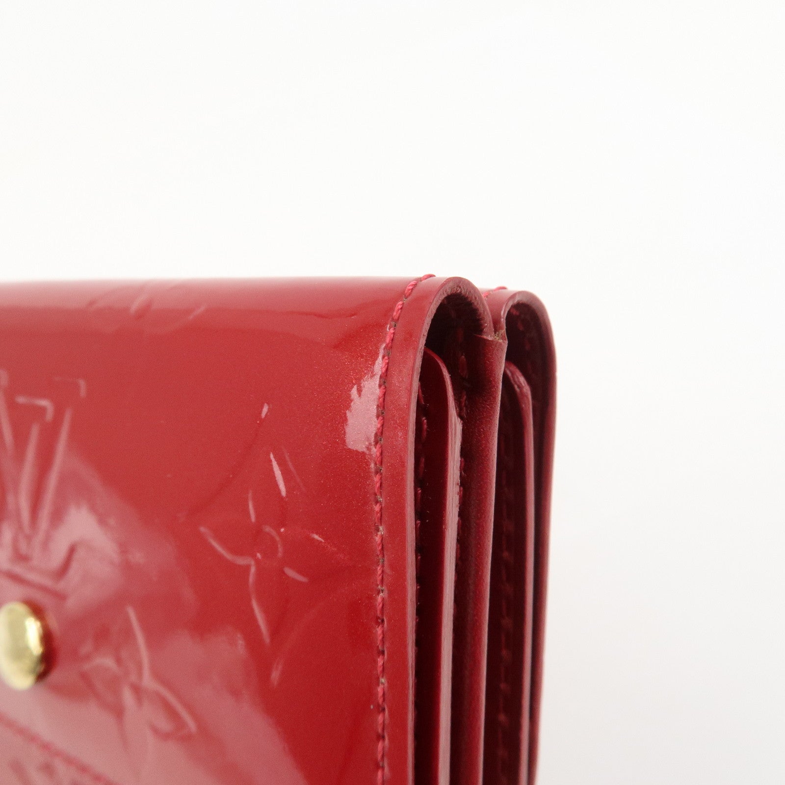 Louis Vuitton Vernis Porte Monnaie Billets Cartes de Credit M91982