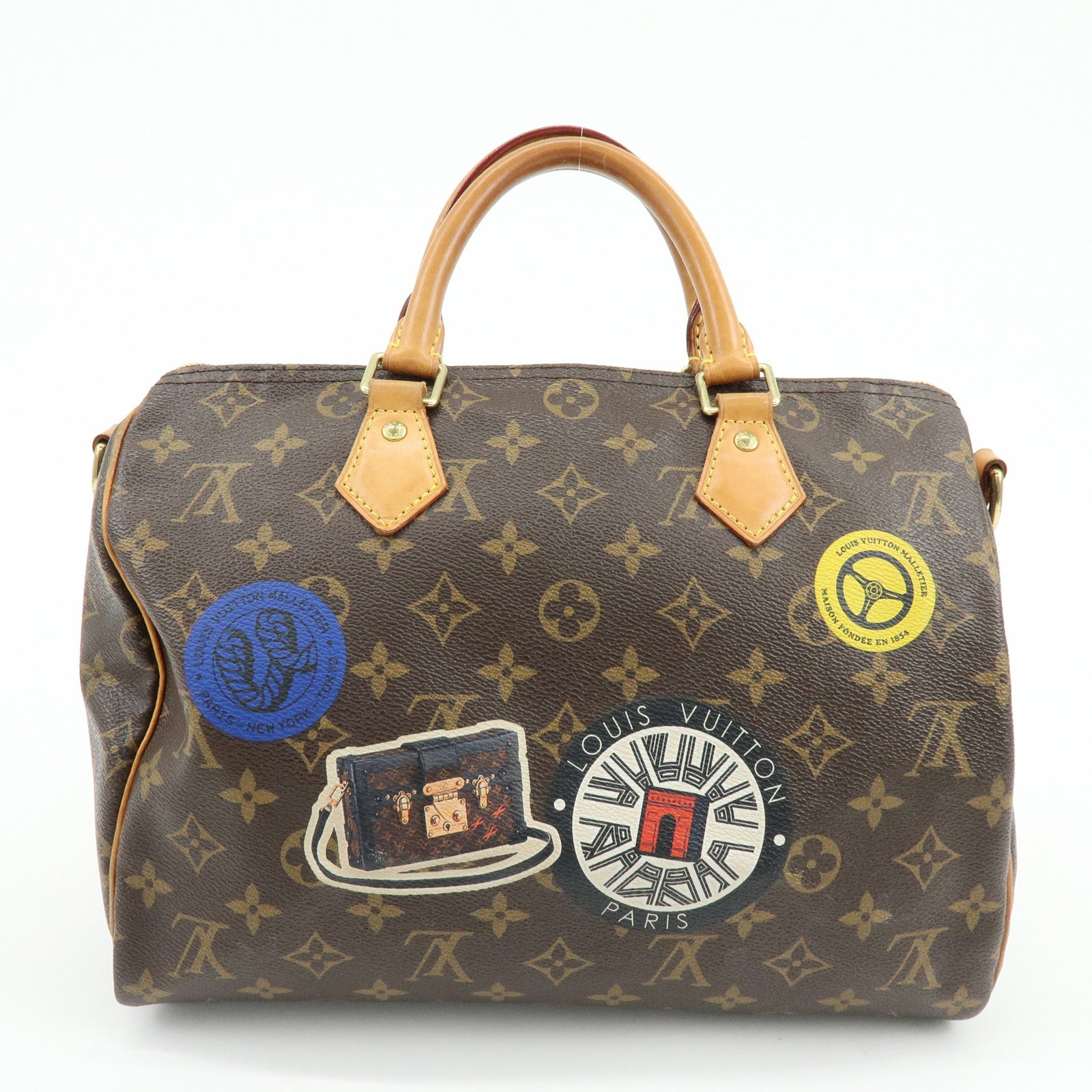 Louis Vuitton Monogram World Tour Speedy Bandouliere 30 M43231