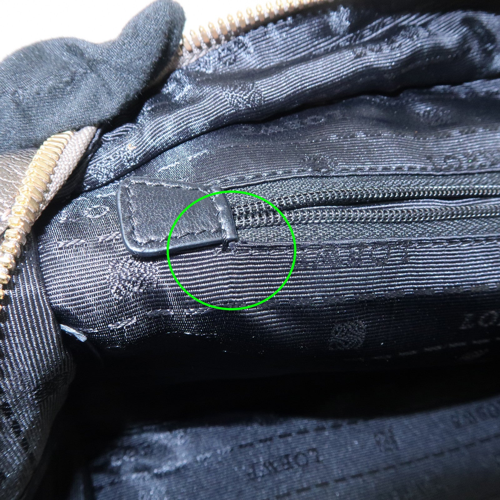 LOEWE Anagram Amazona 28 Leather Hand Bag Gold Used