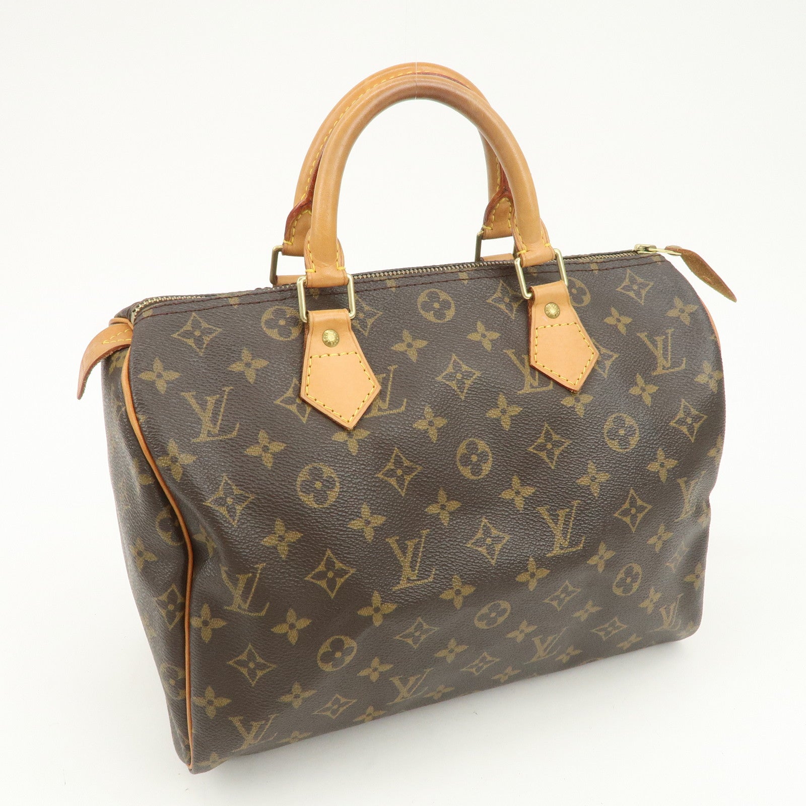 Louis Vuitton Monogram Speedy 30 Boston Bag Hand Bag Brown M41526
