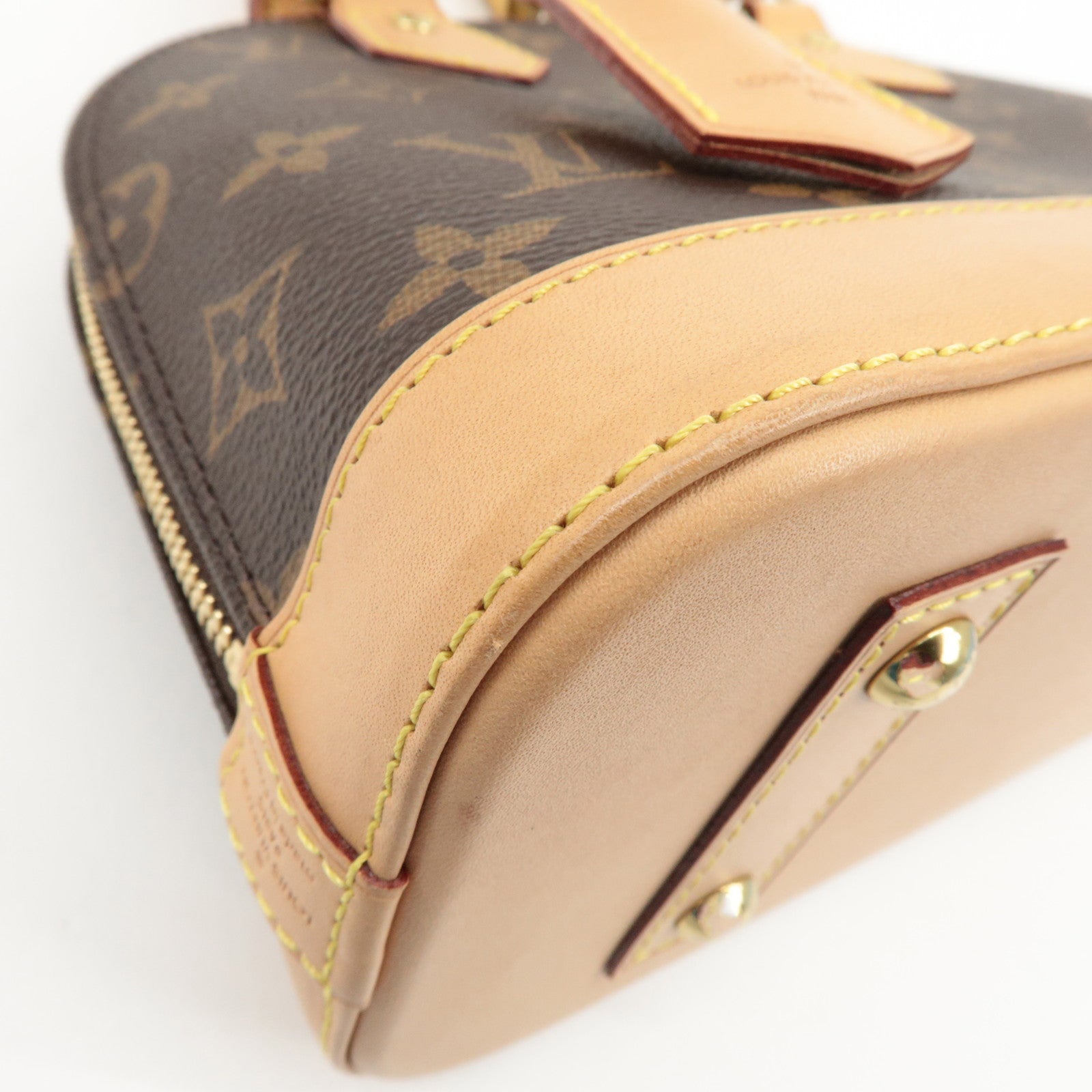 Louis Vuitton Monogram Alma BB 2Way Hand Bag Shoulder Bag M53152 Used