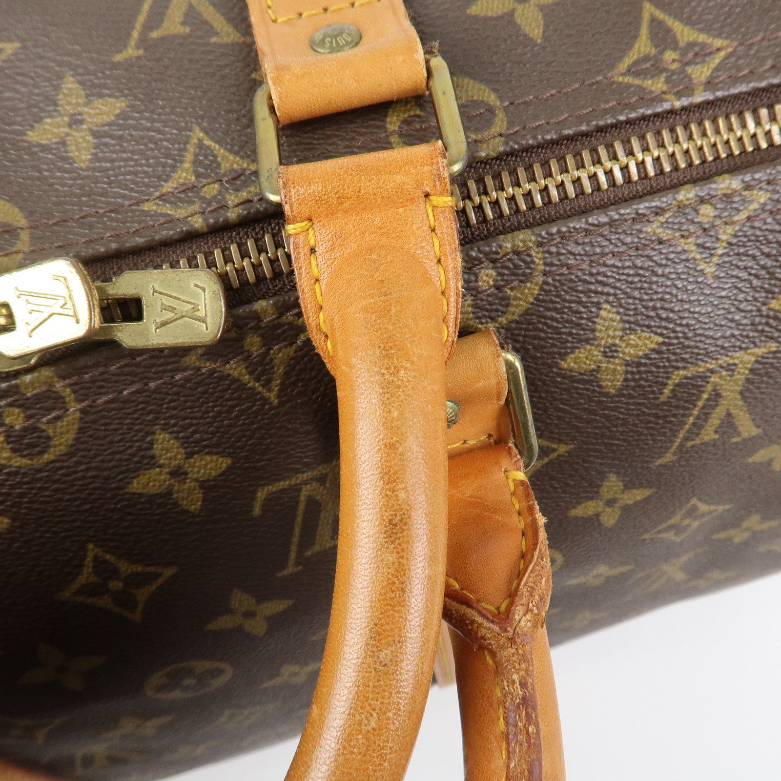 Louis Vuitton Monogram Keep All 50 Bandouliere Boston Bag M41416