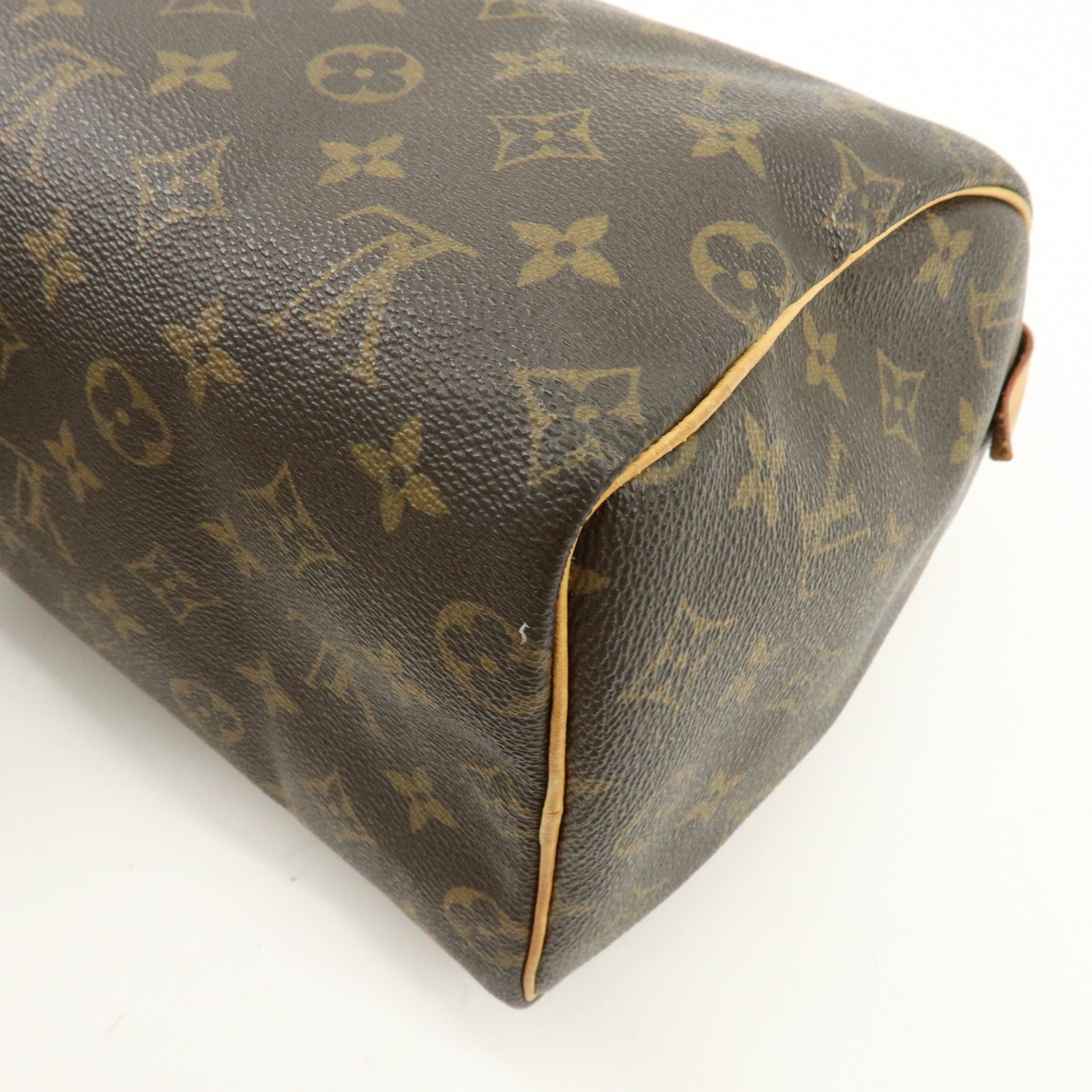 Louis Vuitton Monogram Speedy 25 Boston Bag Hand Bag Brown M41528