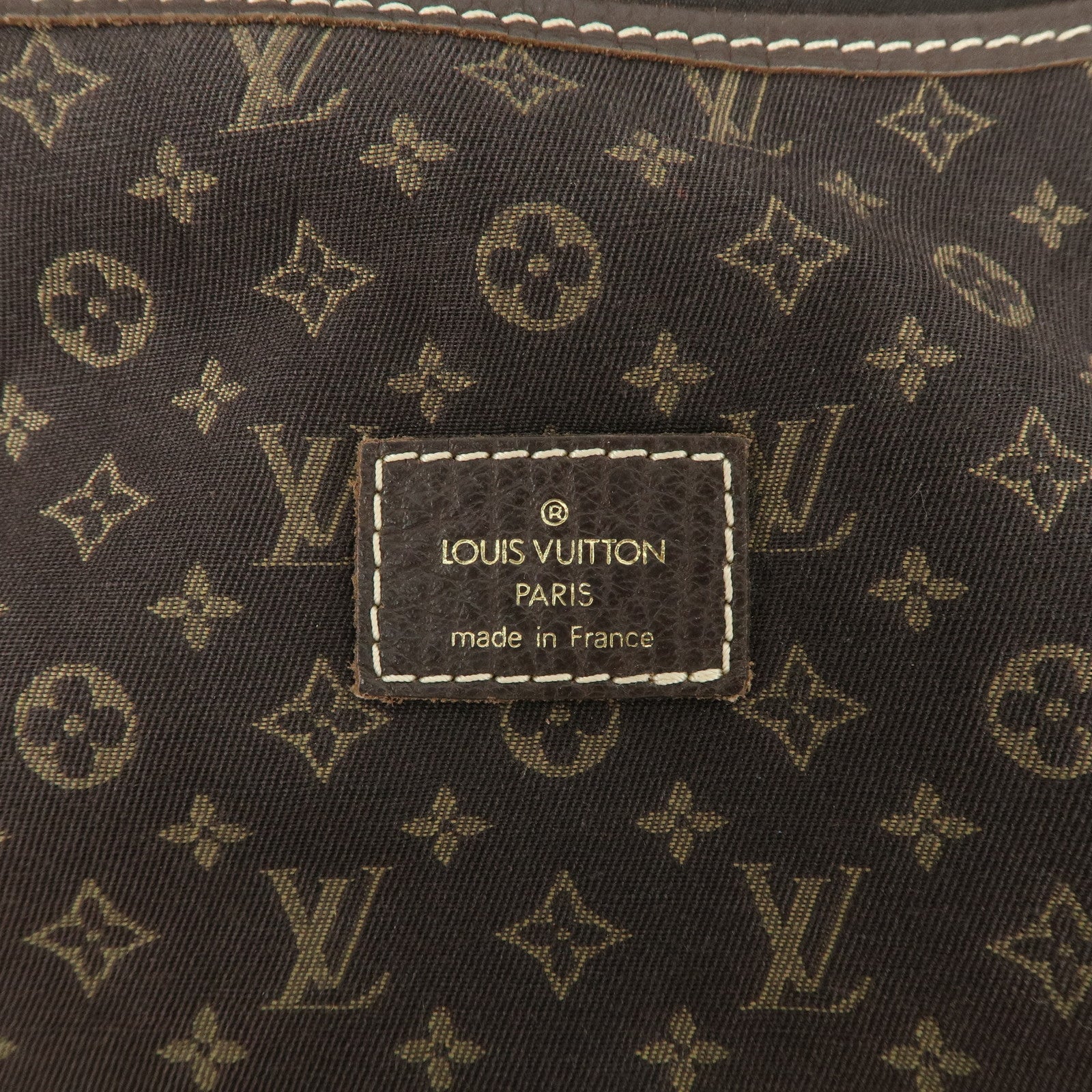Louis Vuitton Monogram Mini Lin Saumur 30 Shoulder Bag Brown M95227