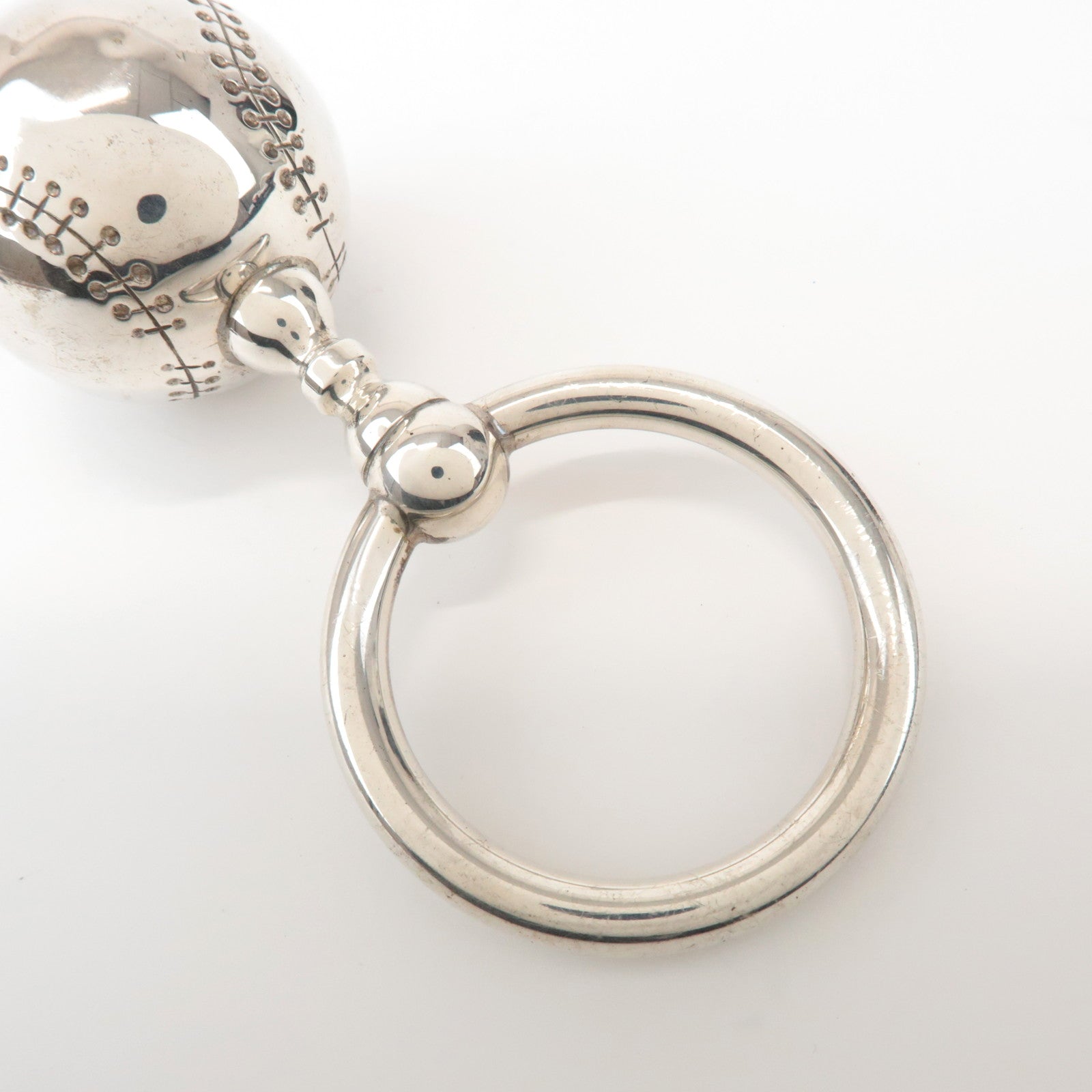 Tiffany & Co SV925 Baseball Rattle Silver