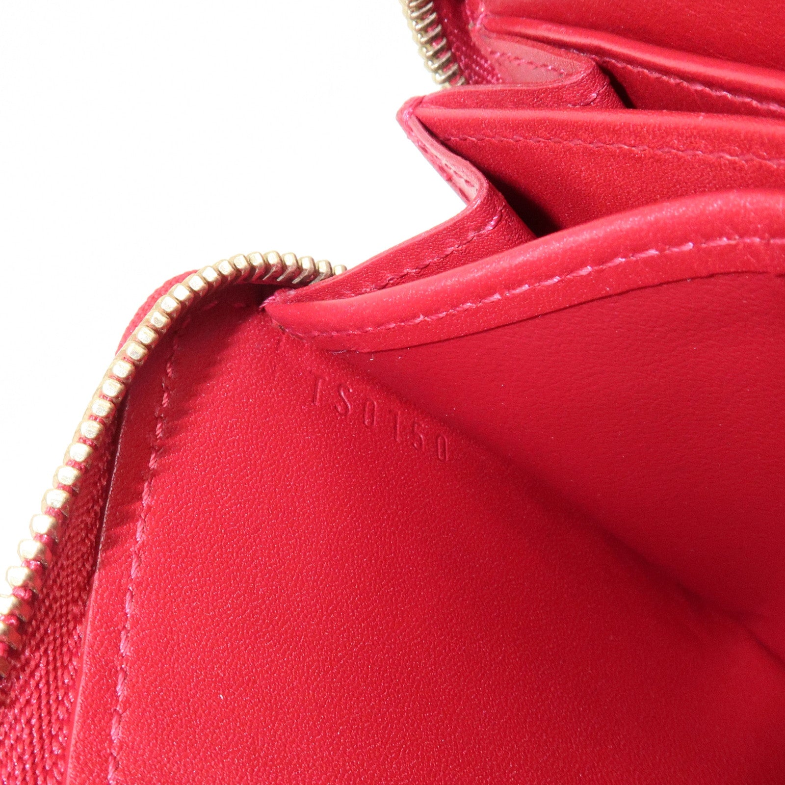 Louis Vuitton Monogram Vernis Leather Zippy Coin Purse Red M93608 Used