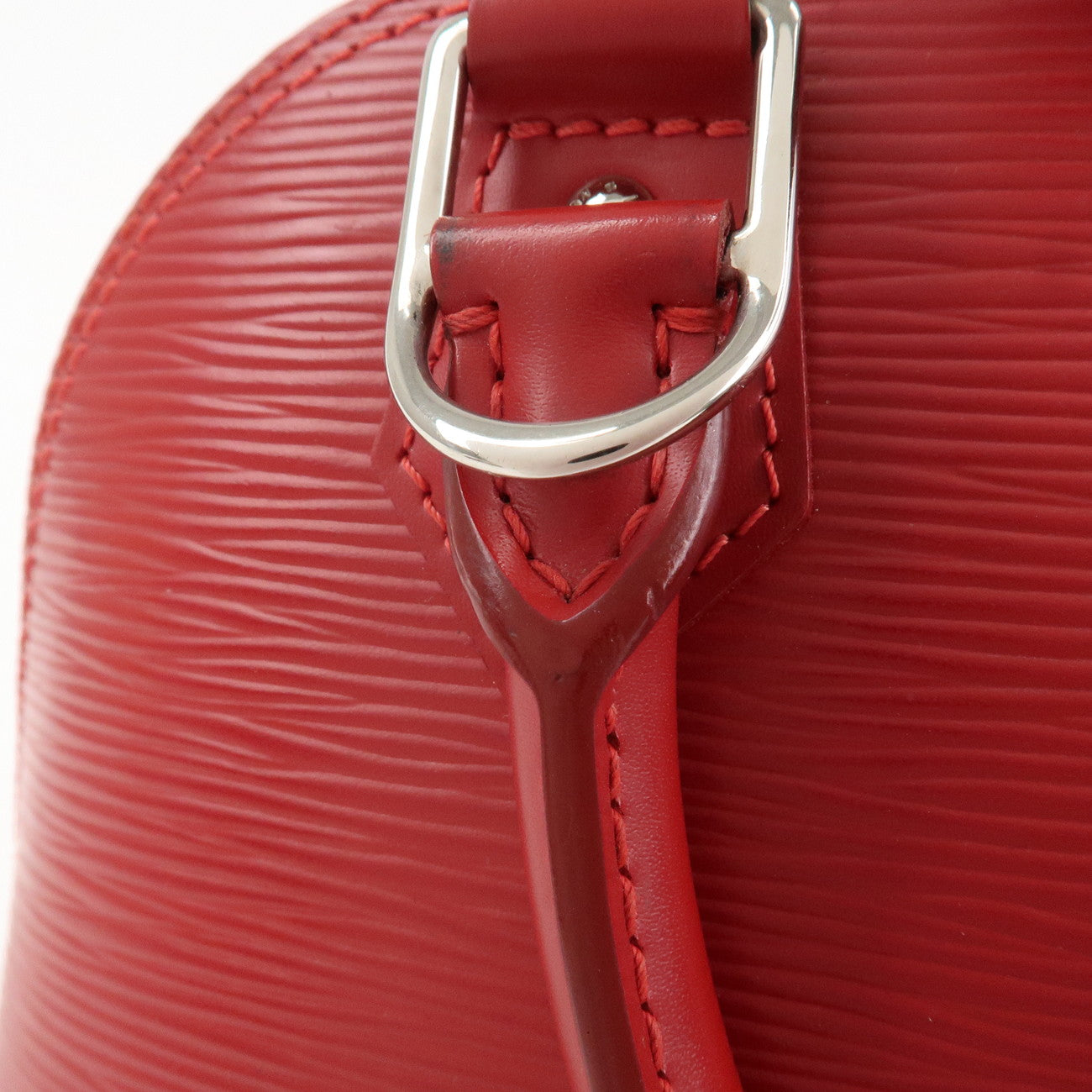 Louis Vuitton Epi Alma BB 2Way Hand Shoulder Bag Carmine M40850 Used