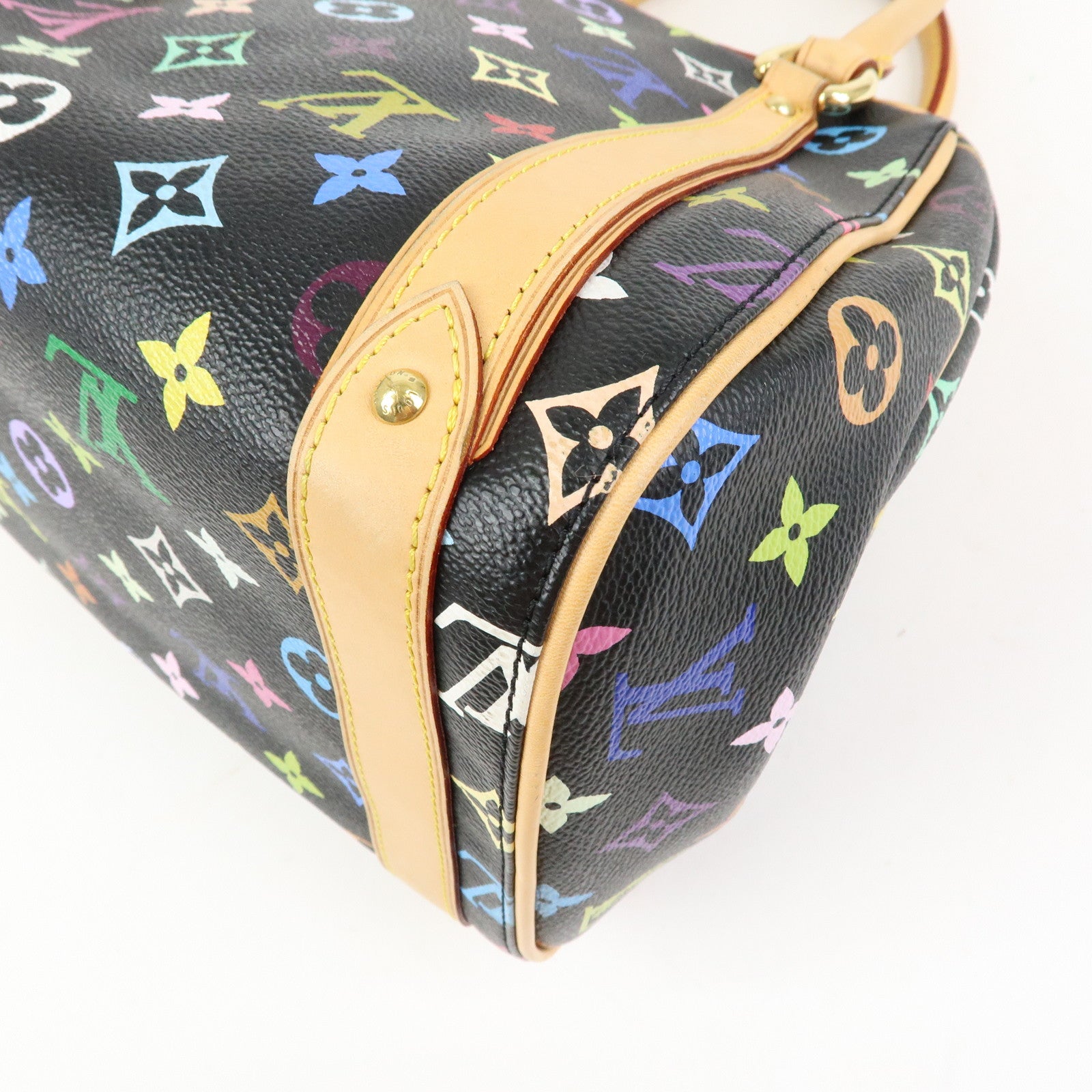 Louis Vuitton Monogram Multicolor Priscilla Hand Bag Noir M40097