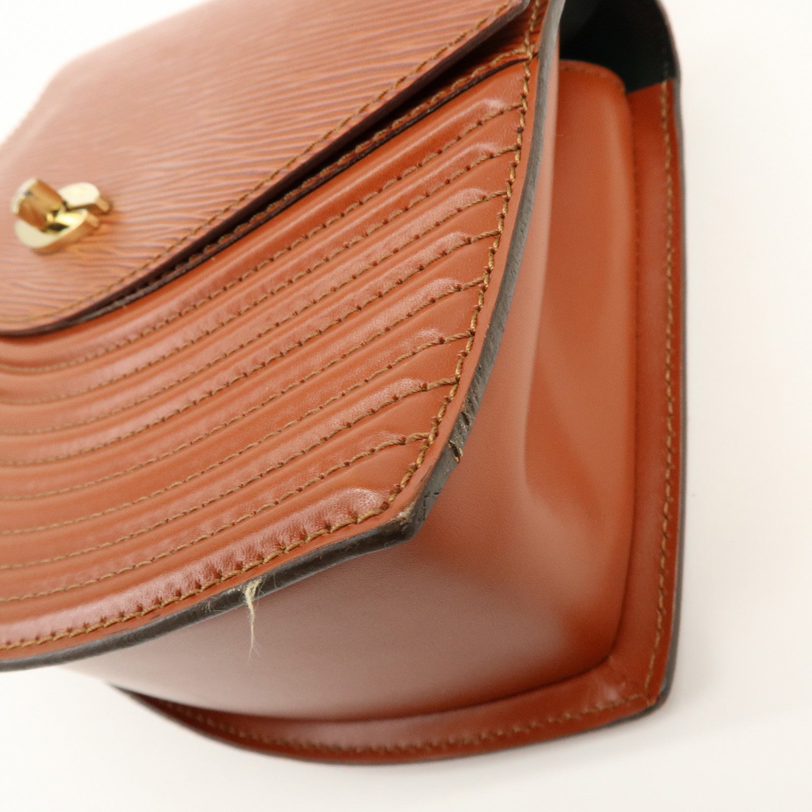 Louis Vuitton Epi Tilsit Shoulder Bag Hand Bag Kenya Brown M52483