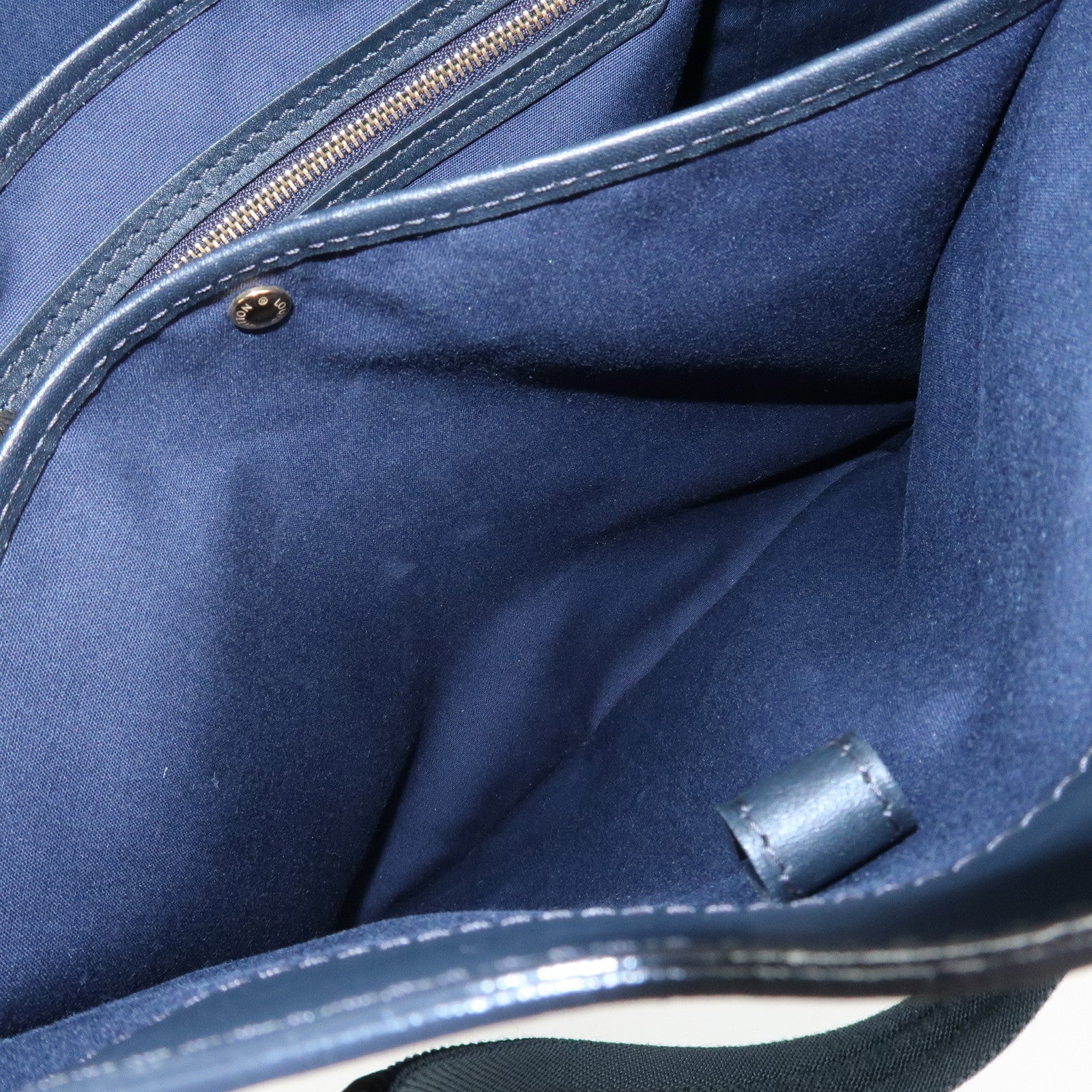 Louis Vuitton Monogram Mini Canvas Lucille GM Tote Bag Blue M92679