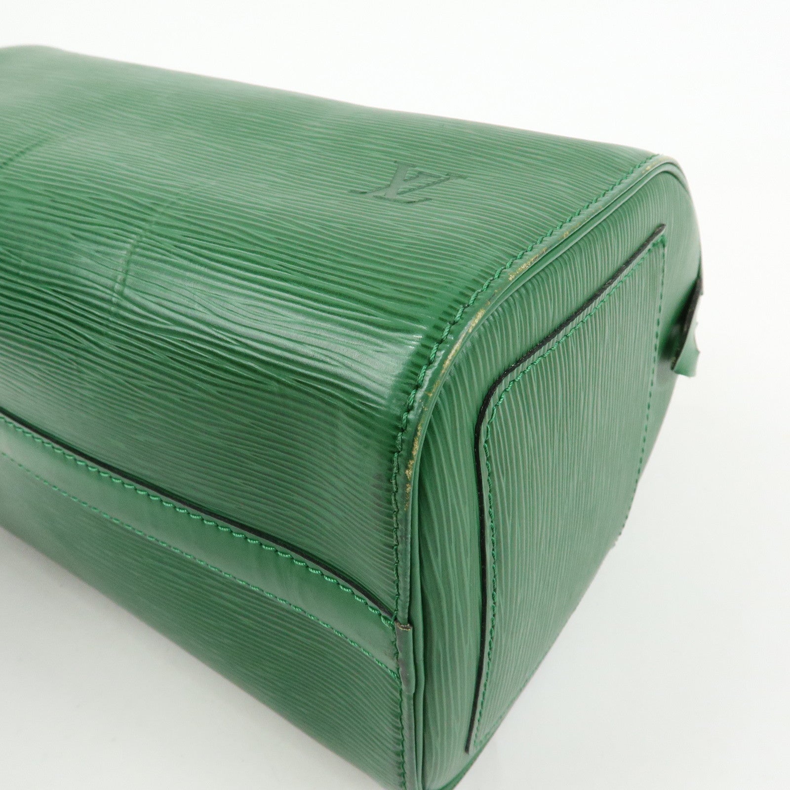 Louis Vuitton Epi Speedy 25 Hand Bag Boston Bag Borneo Green M43014